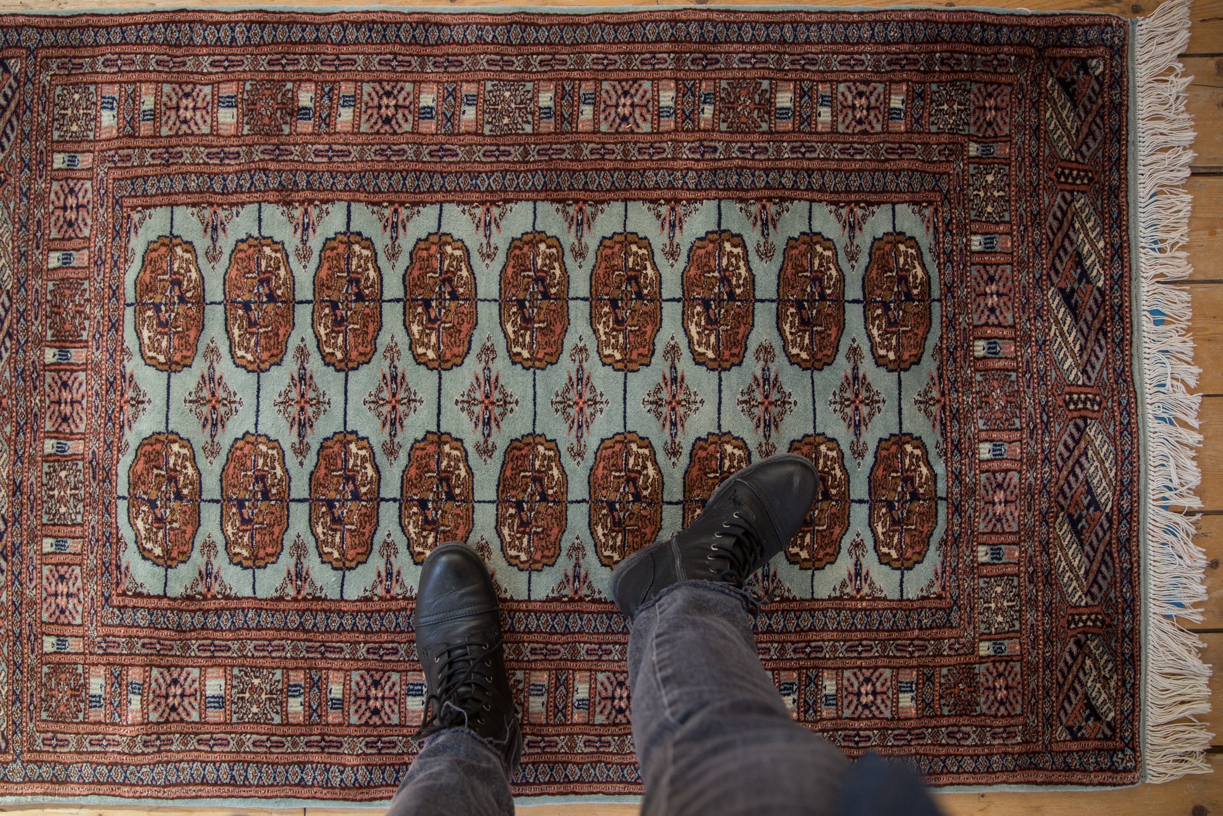3x5 Vintage Fine Bokhara Rug by Old New House® - product image 2 for Resin Society