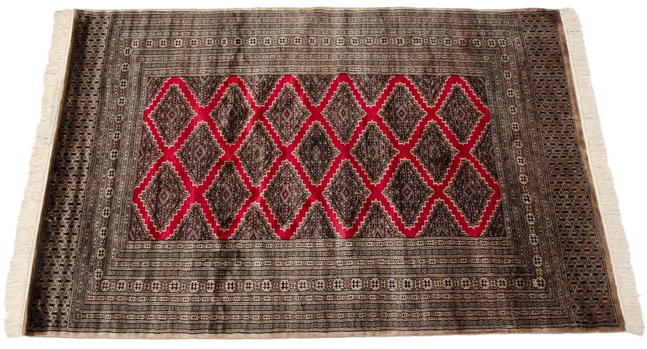 4x6 Vintage Fine Pakistani Turkmen Design Rug by Old New House® - product image 2 for Resin Society