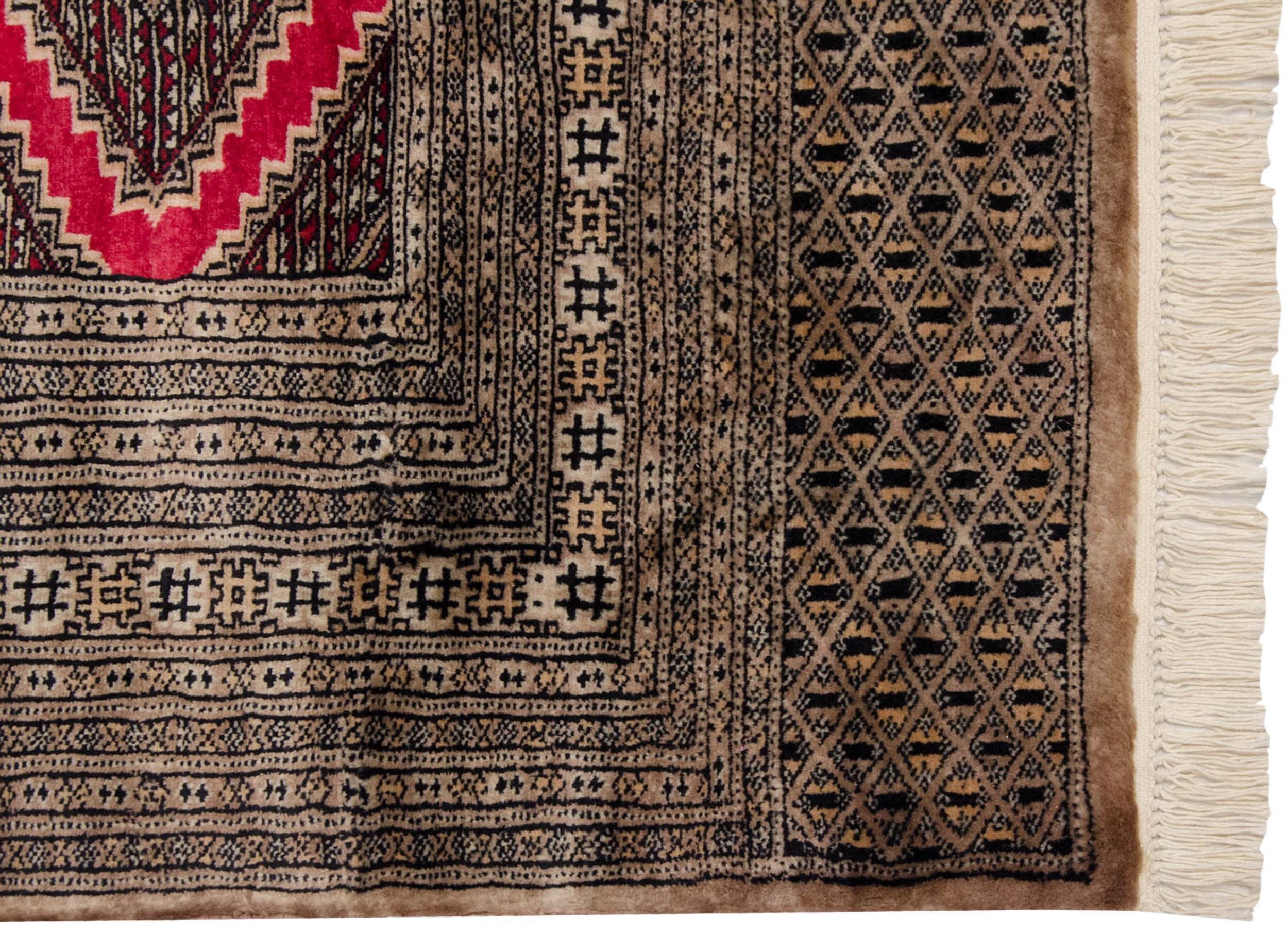4x6 Vintage Fine Pakistani Turkmen Design Rug by Old New House® - product image 4 for Resin Society