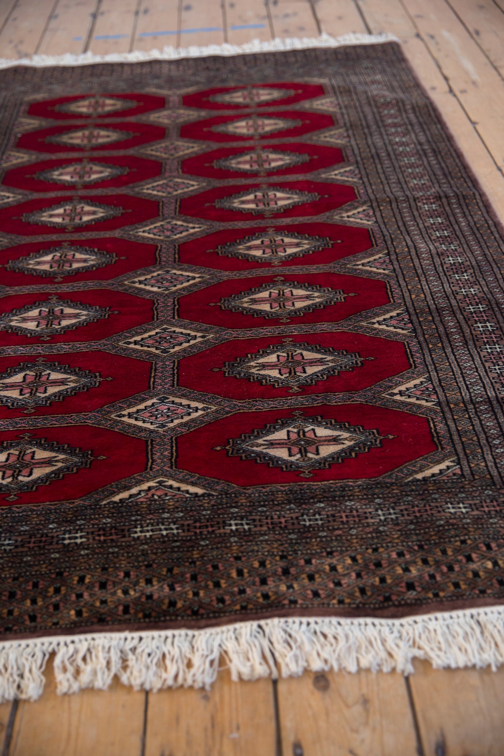 4x6 Vintage Fine Pakistani Turkmen Design Rug by Old New House® - product image 4 for Resin Society