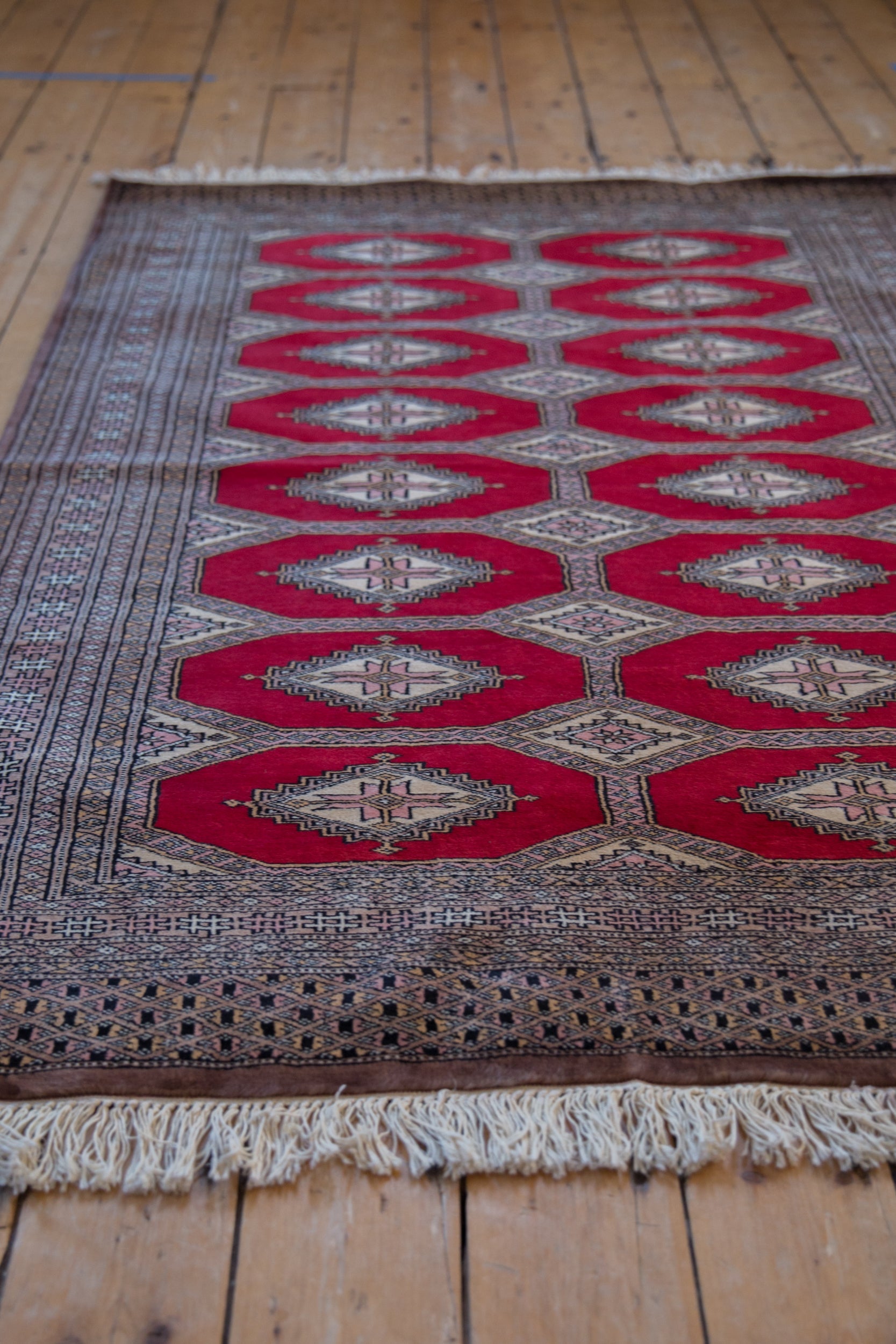 4x6 Vintage Fine Pakistani Turkmen Design Rug by Old New House® - product image 6 for Resin Society
