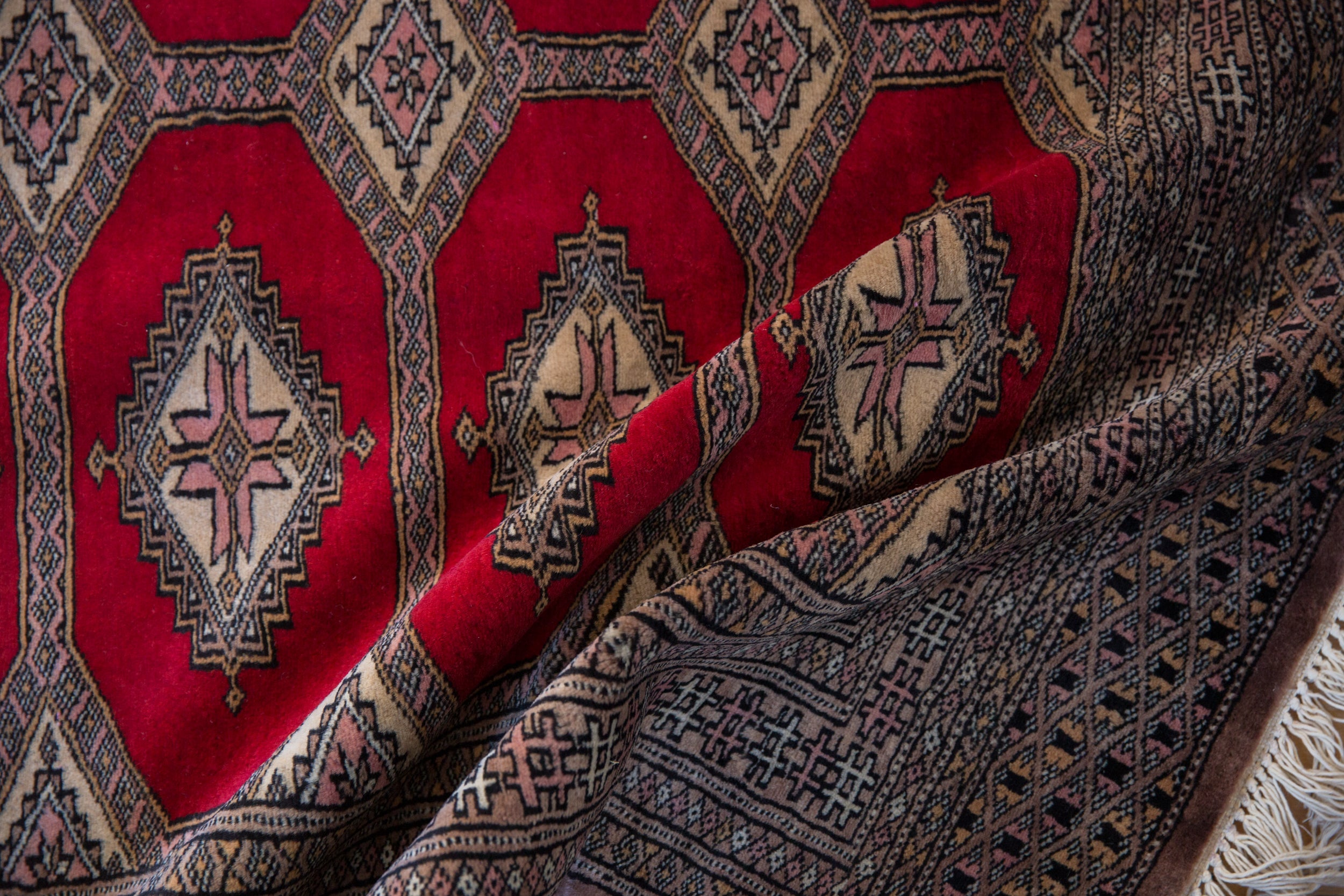 4x6 Vintage Fine Pakistani Turkmen Design Rug by Old New House® - product image 8 for Resin Society