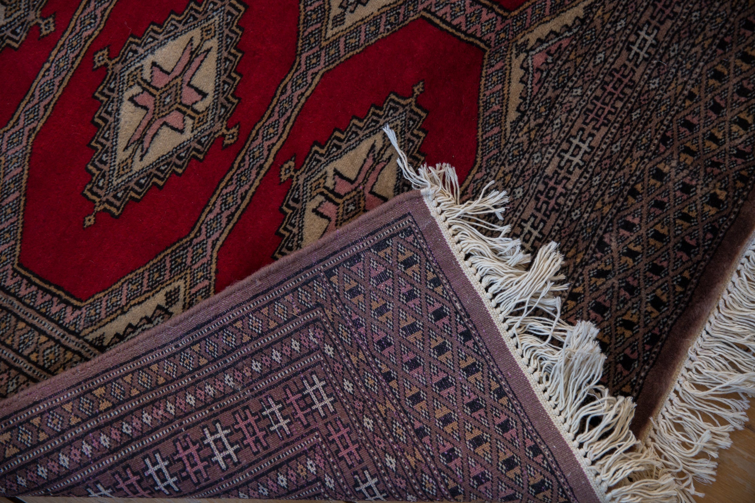 4x6 Vintage Fine Pakistani Turkmen Design Rug by Old New House® - product image 9 for Resin Society