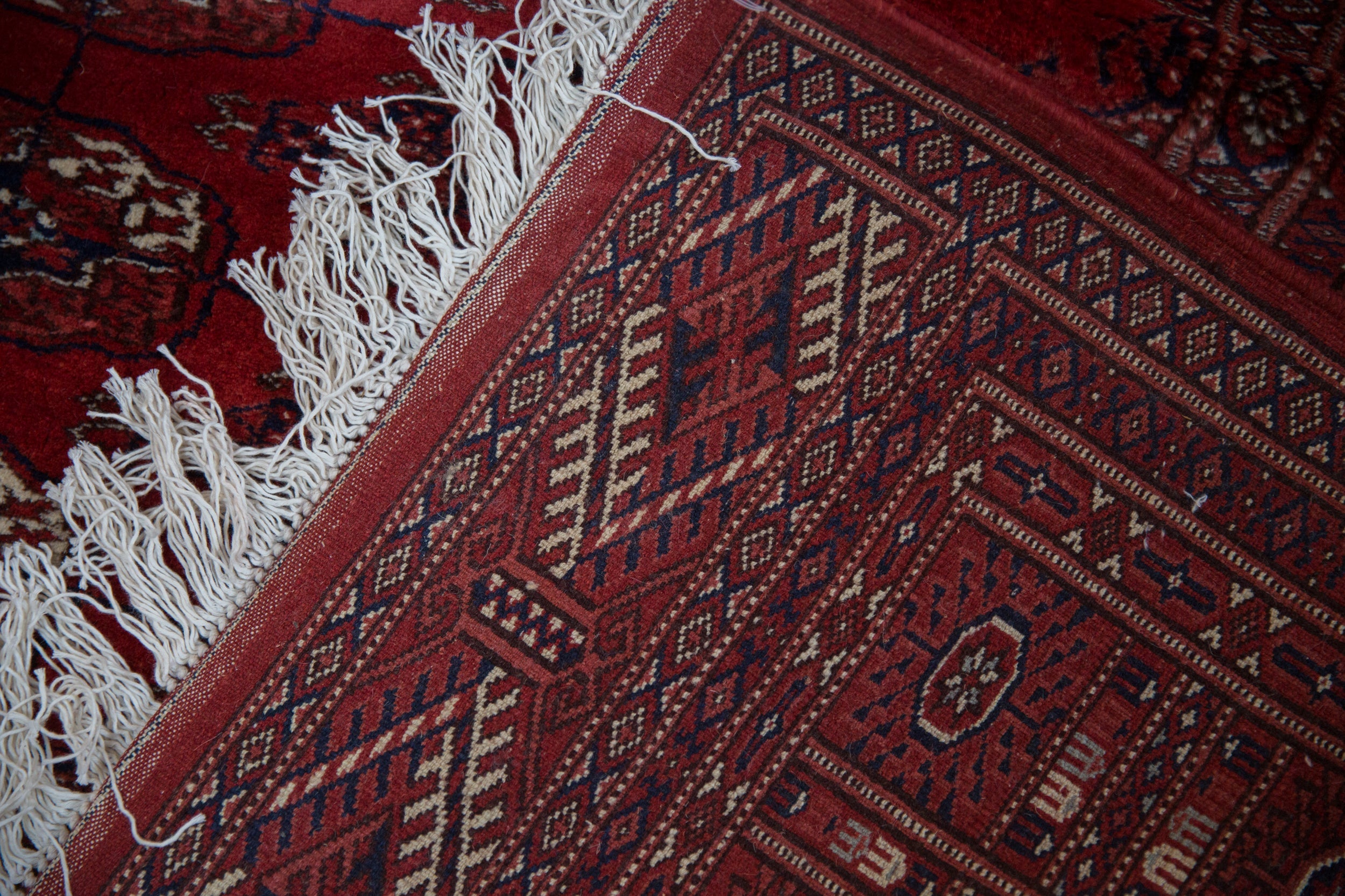 5x5 Vintage Fine Bokhara Square Rug by Old New House® - product image 8 for Resin Society