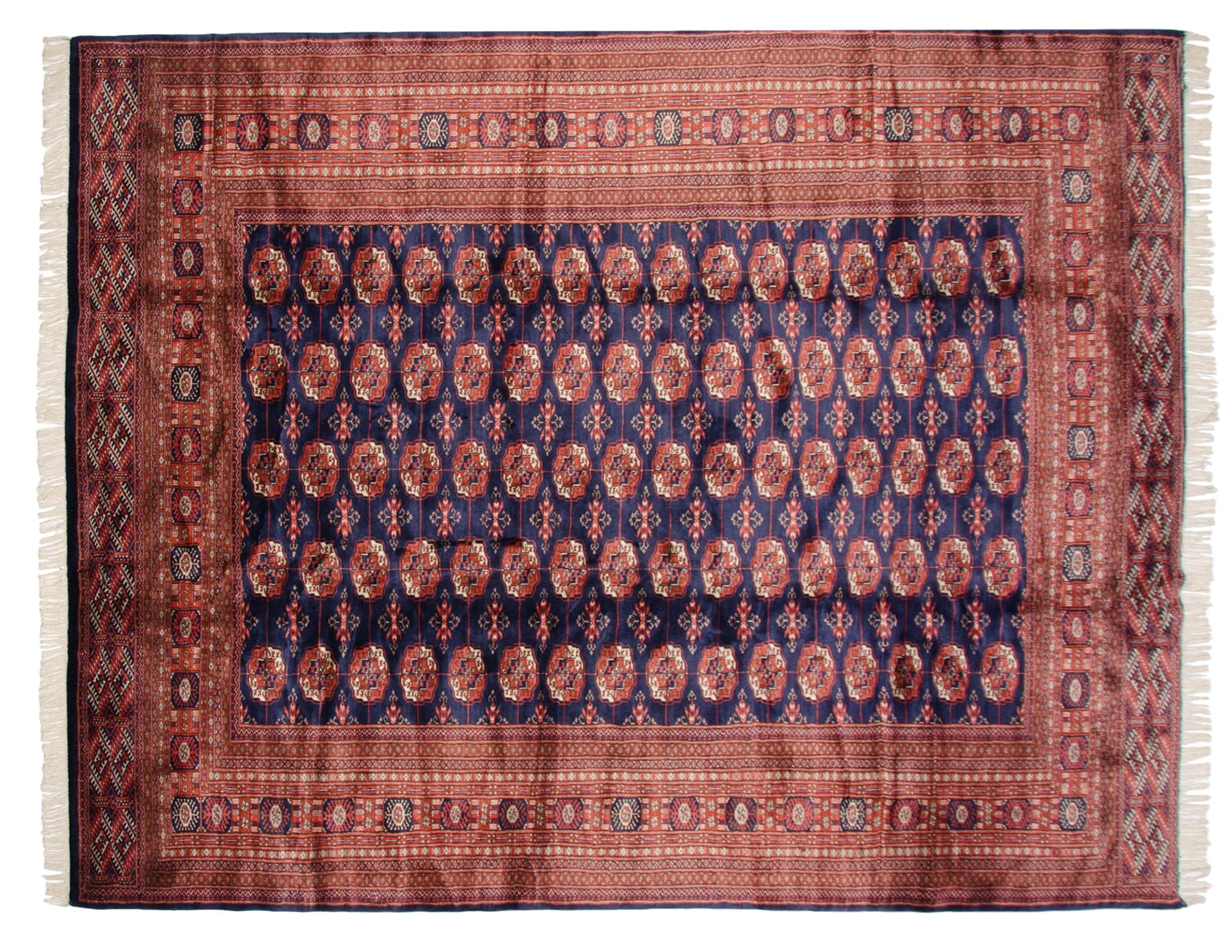 9x11.5 Vintage Fine Bokhara Carpet by Old New House® - product image 6 for Resin Society