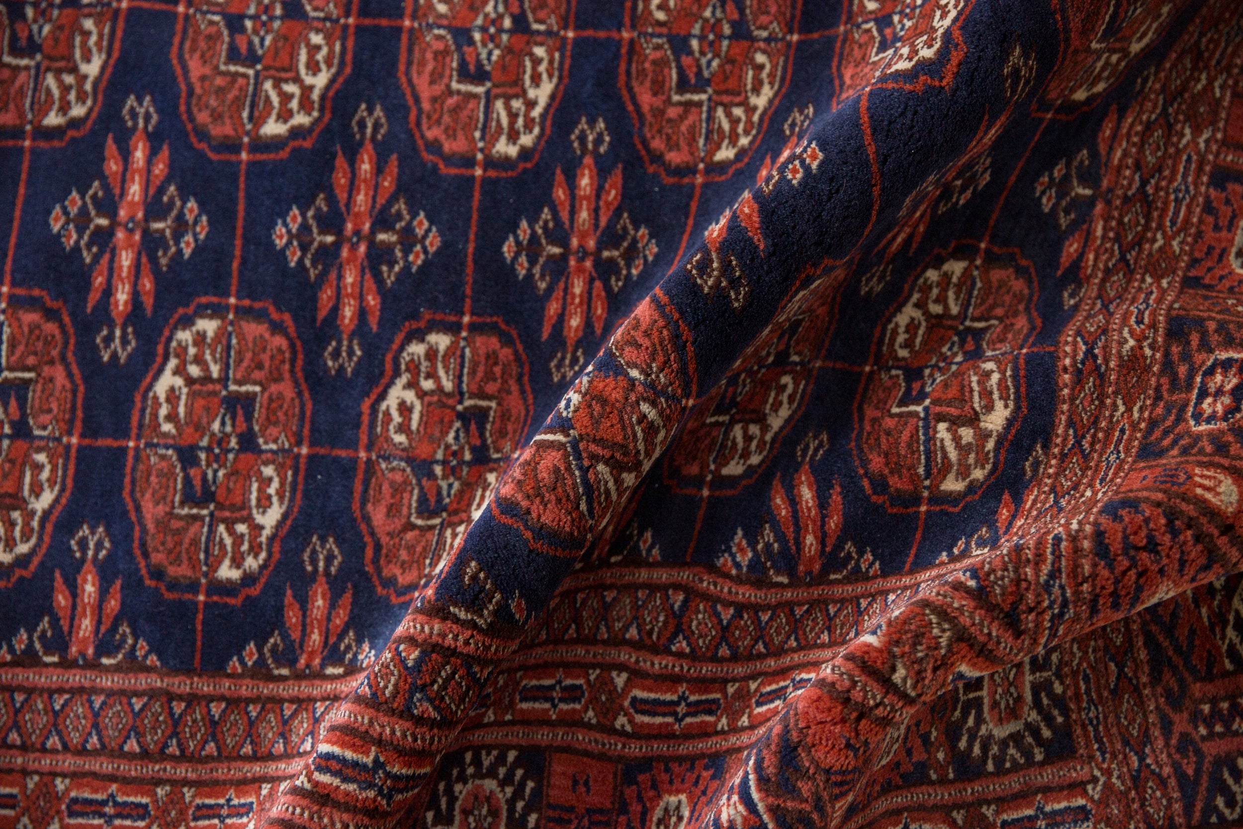 4x6 Vintage Fine Bokhara Rug by Old New House® - product image 7 for Resin Society