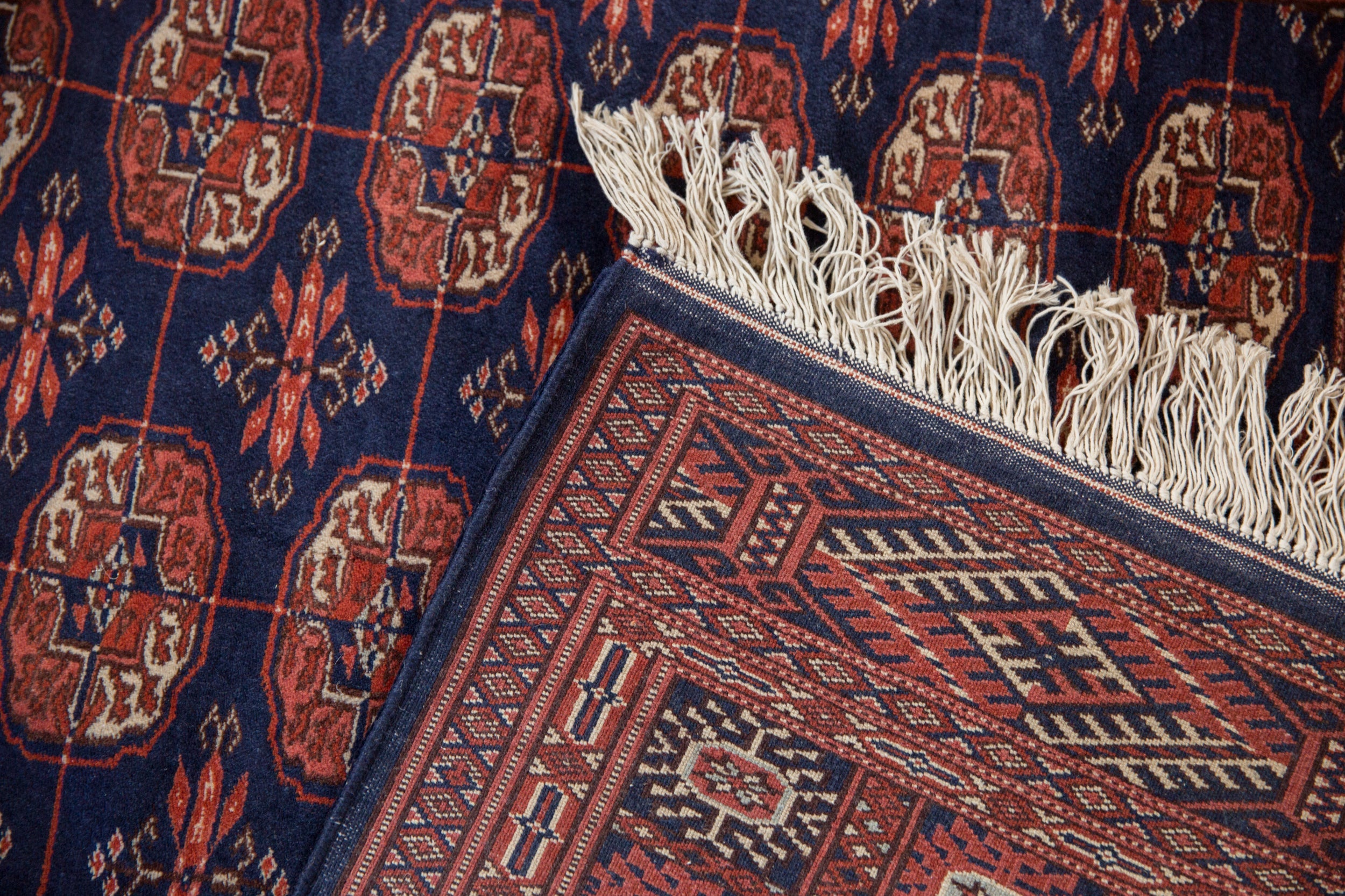 4x6 Vintage Fine Bokhara Rug by Old New House® - product image 8 for Resin Society