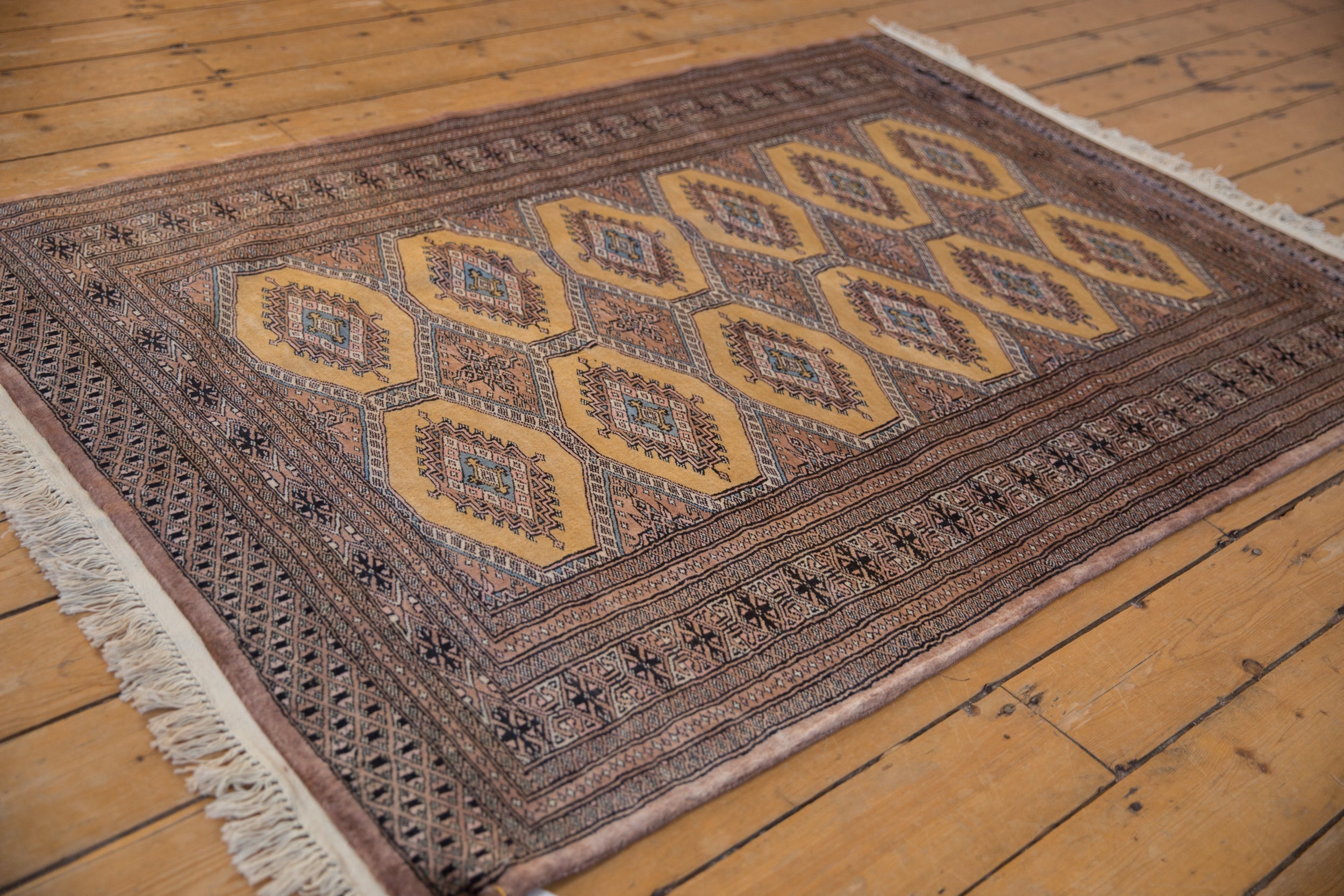 4x6 Vintage Fine Pakistani Turkmen Design Rug by Old New House® - product image 4 for Resin Society