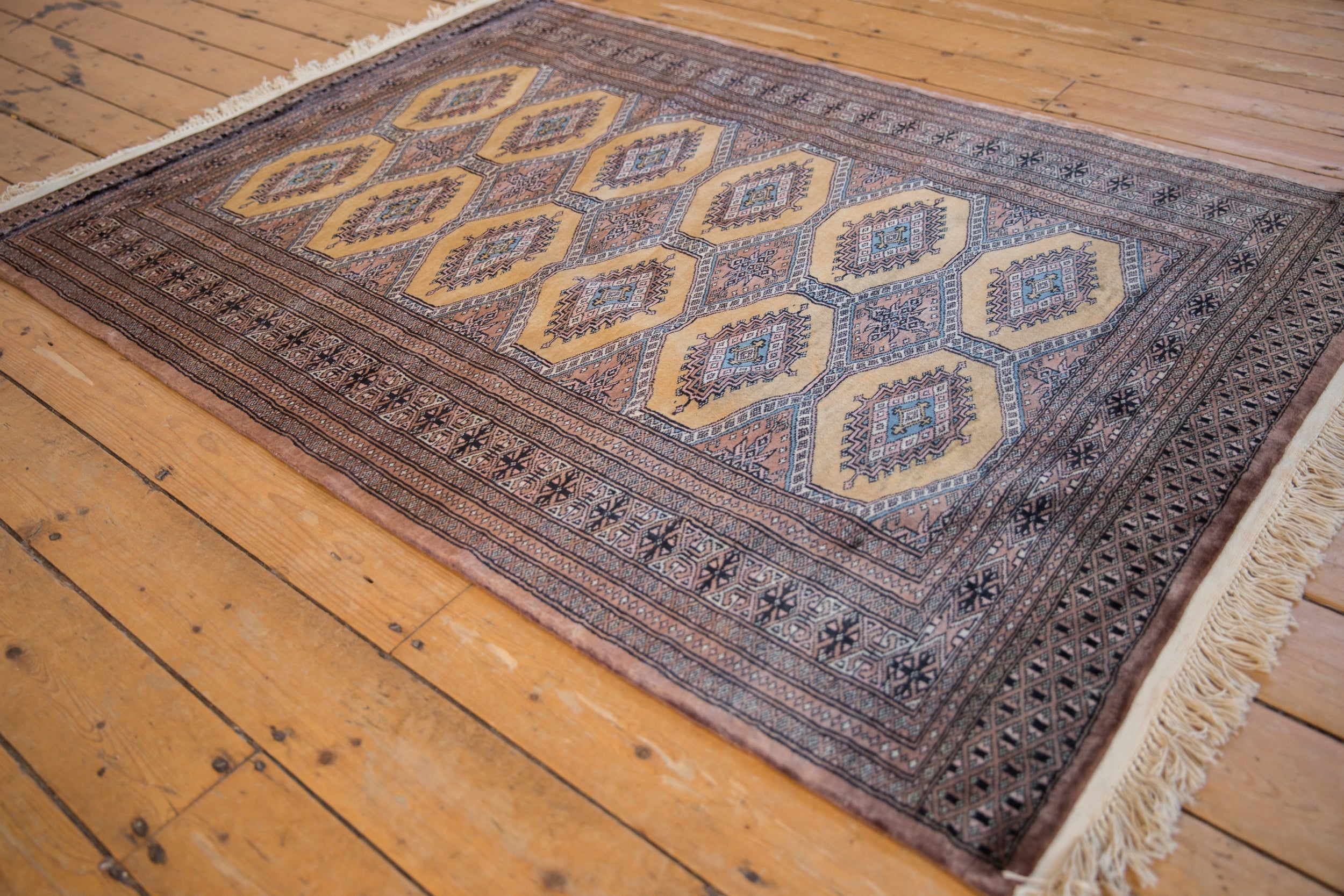 4x6 Vintage Fine Pakistani Turkmen Design Rug by Old New House® - product image 5 for Resin Society
