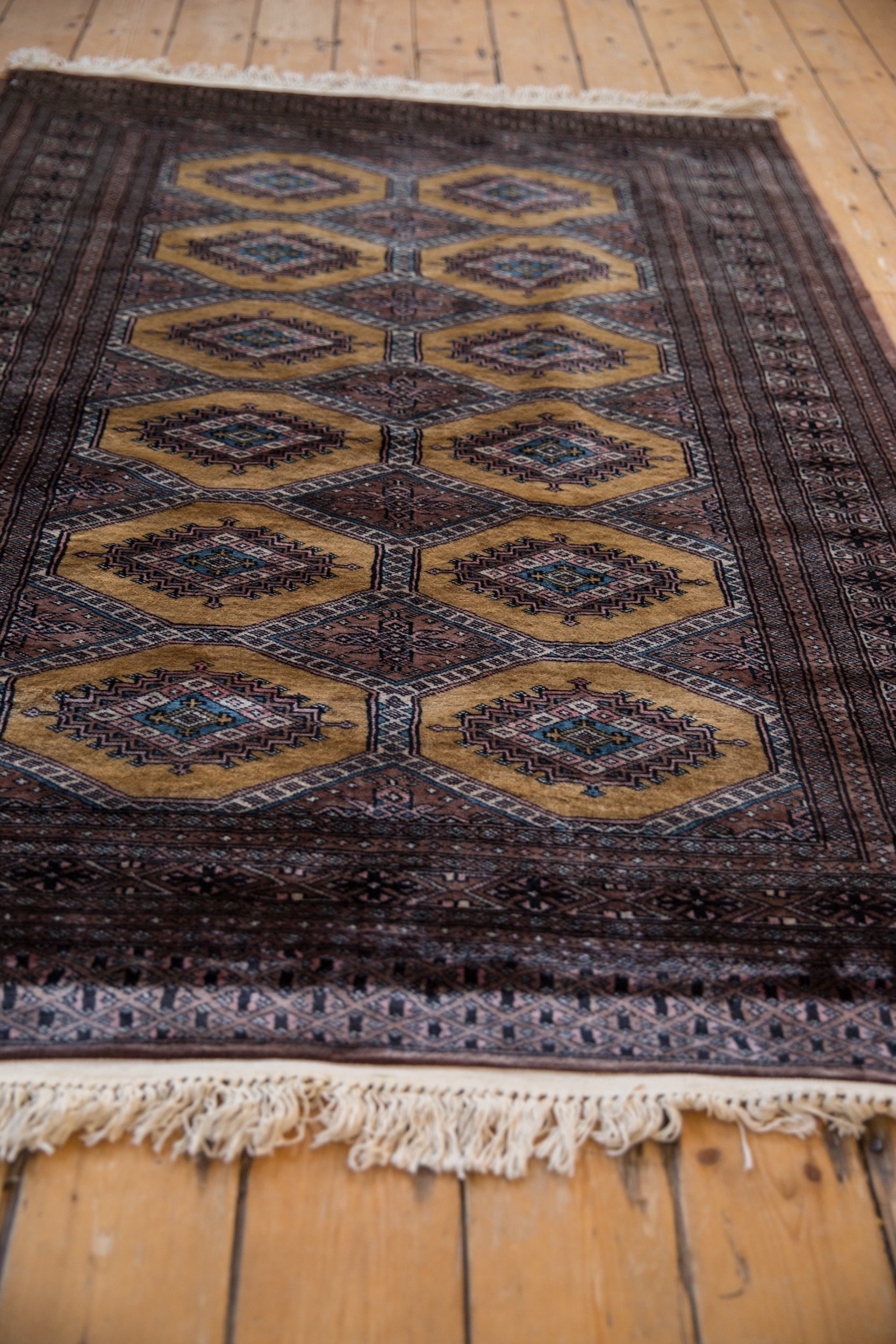 4x6 Vintage Fine Pakistani Turkmen Design Rug by Old New House® - product image 6 for Resin Society