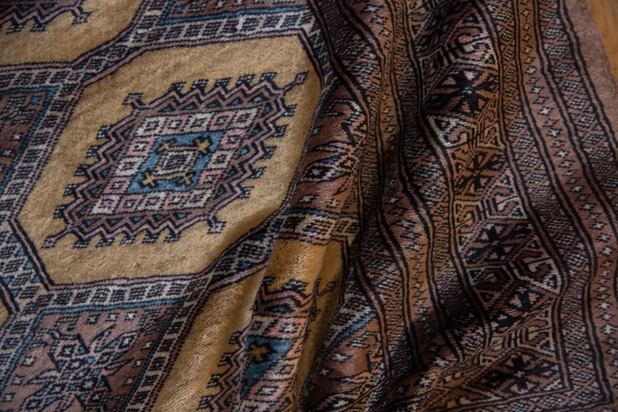 4x6 Vintage Fine Pakistani Turkmen Design Rug by Old New House® - product image 8 for Resin Society