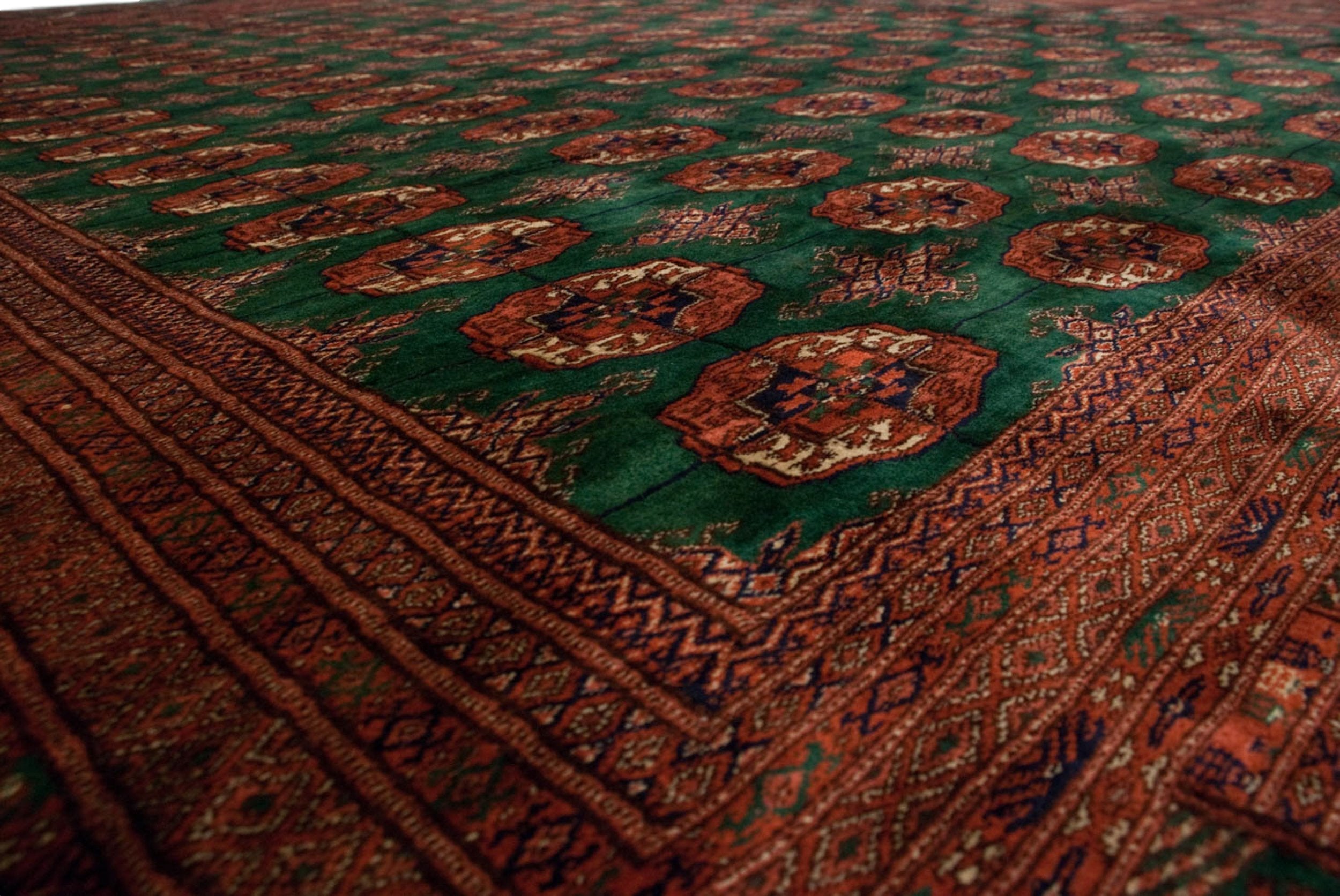 12x12.5 Vintage Fine Bokhara Square Carpet by Old New House® - product image 19 for Resin Society