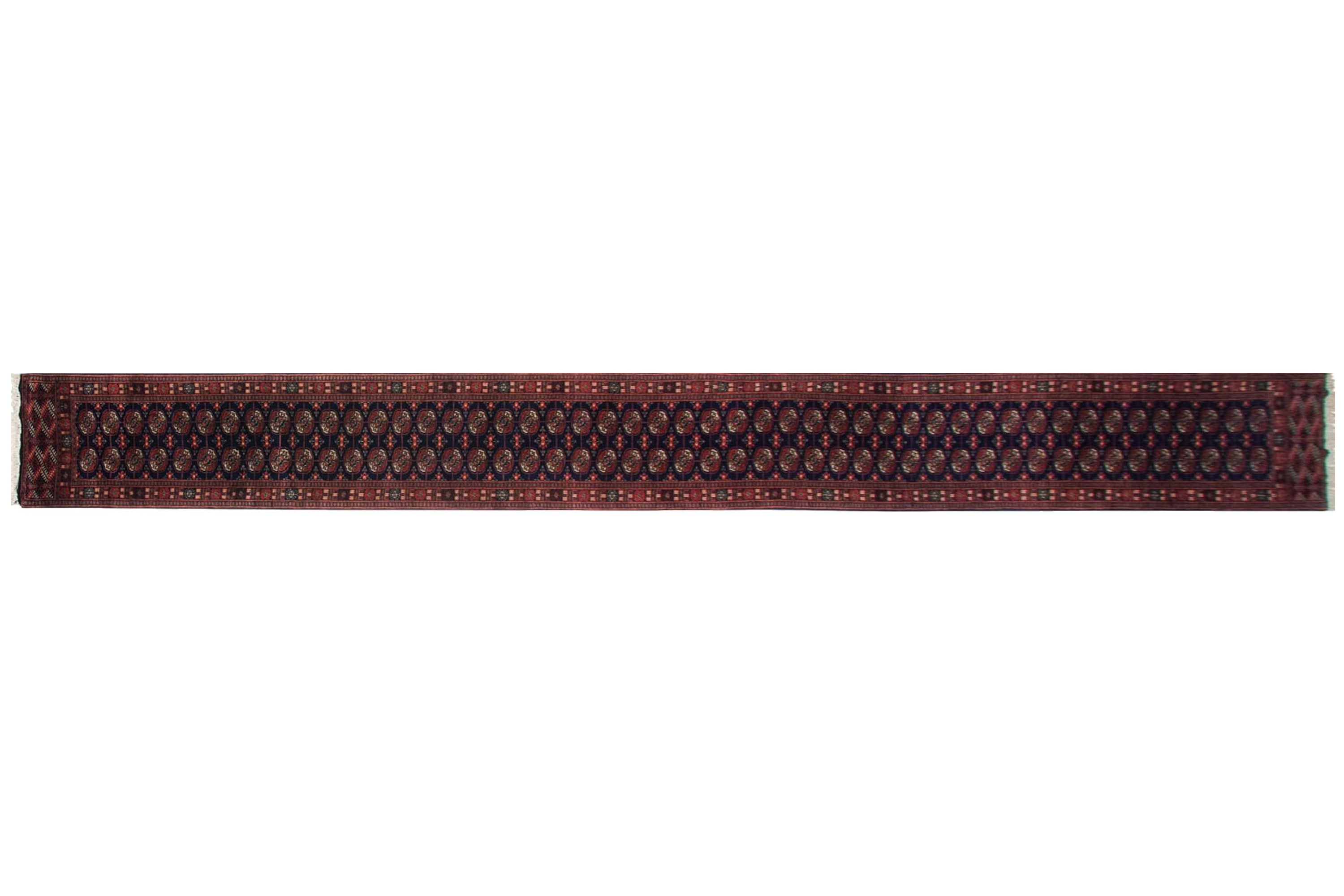 2.5x19.5 Vintage Fine Bokhara Rug Runner by Old New House® - main product image for Resin Society