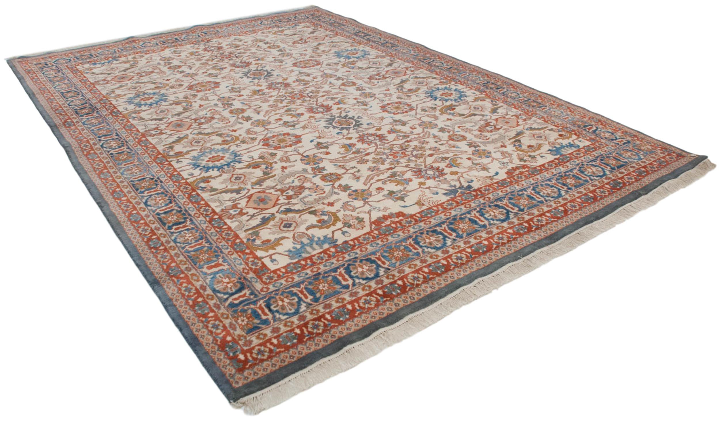 10x14 Vintage Indian Sultanabad Design Carpet by Old New House® - product image 5 for Resin Society