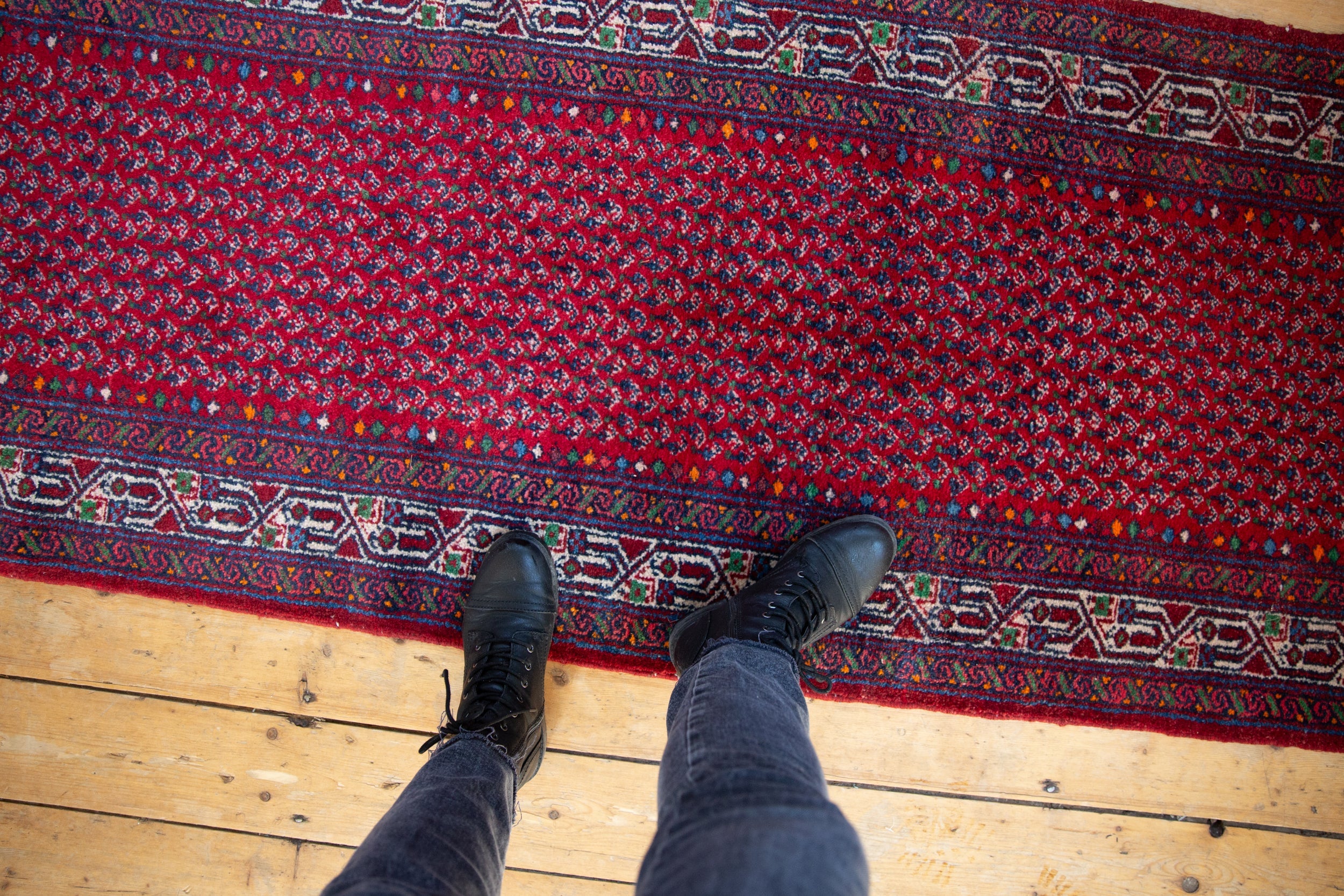 2.5x17 Vintage Tajabad Rug Runner by Old New House® - product image 2 for Resin Society