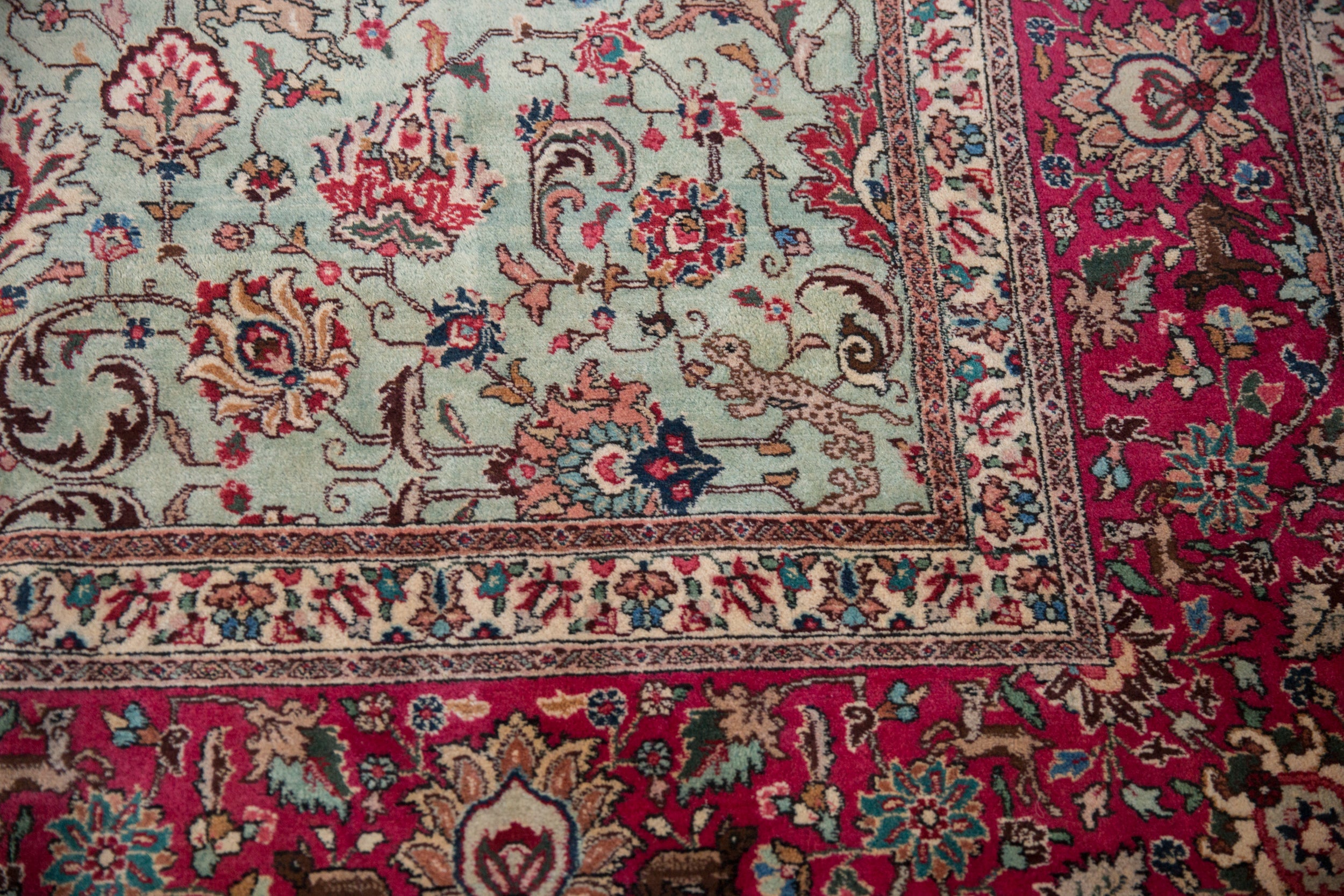 11.5x12 Vintage Tabriz Square Carpet by Old New House® - product image 6 for Resin Society