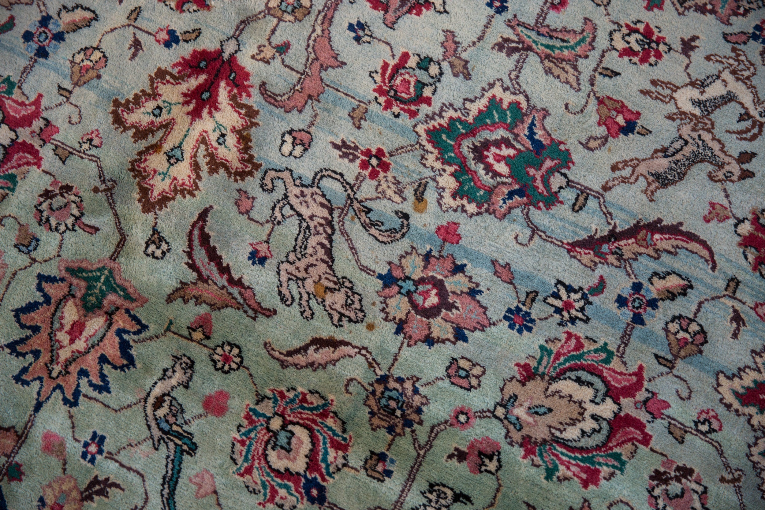 11.5x12 Vintage Tabriz Square Carpet by Old New House® - product image 9 for Resin Society