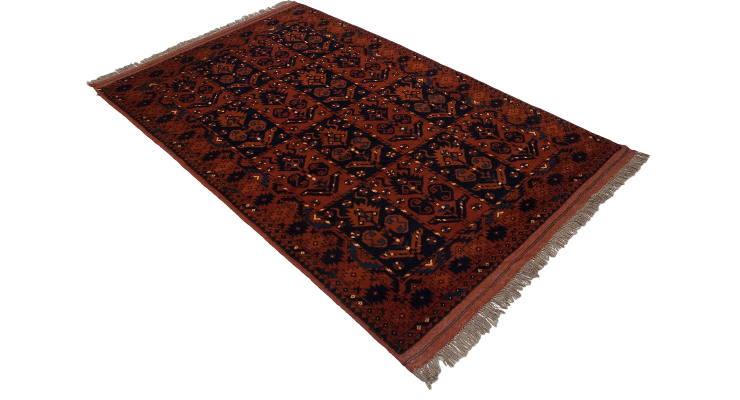4x6 Vintage Taghan Rug by Old New House® - product image 10 for Resin Society