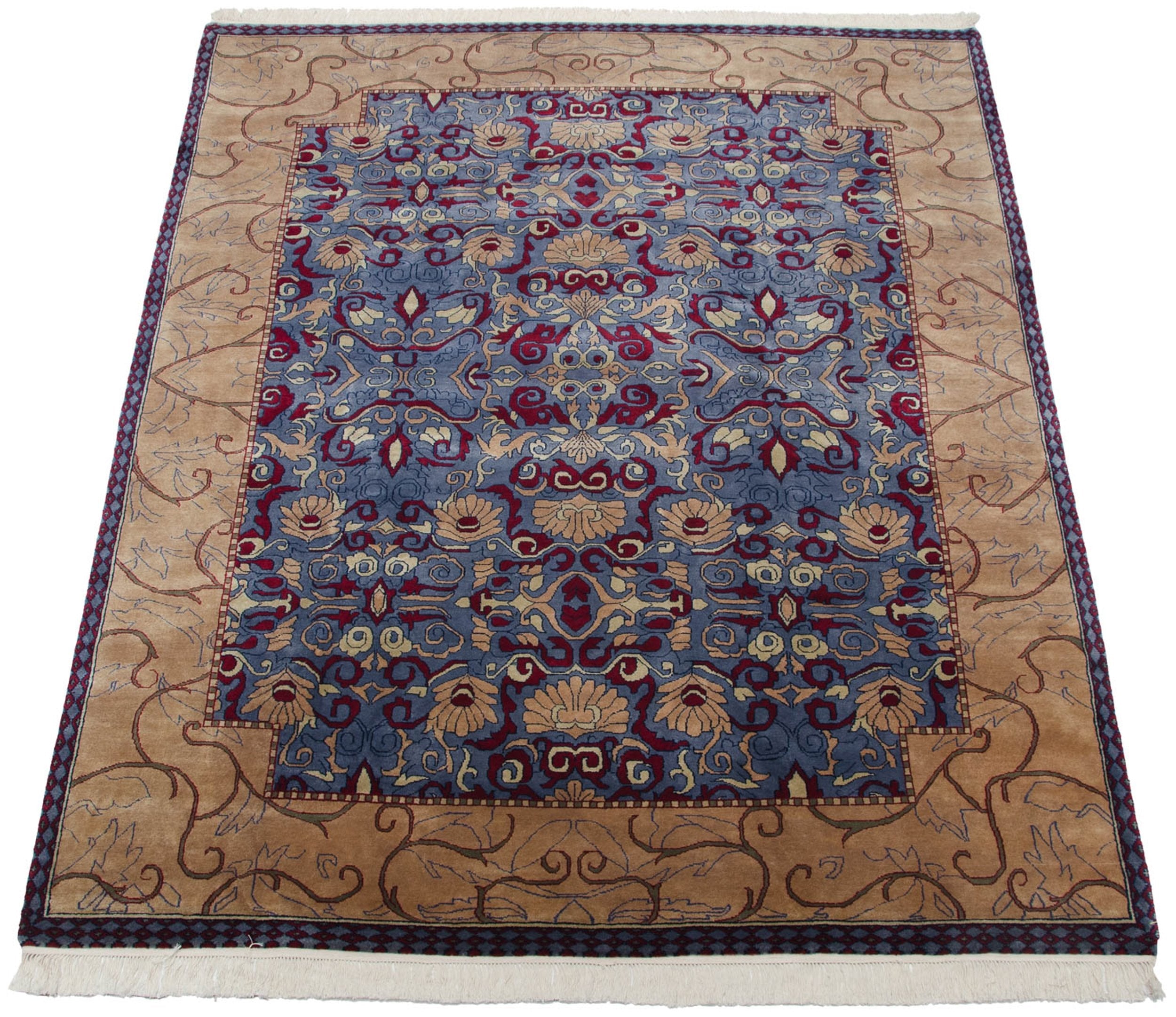 8x10 Vintage Indian Arts And Crafts Design Carpet by Old New House® - product image 4 for Resin Society