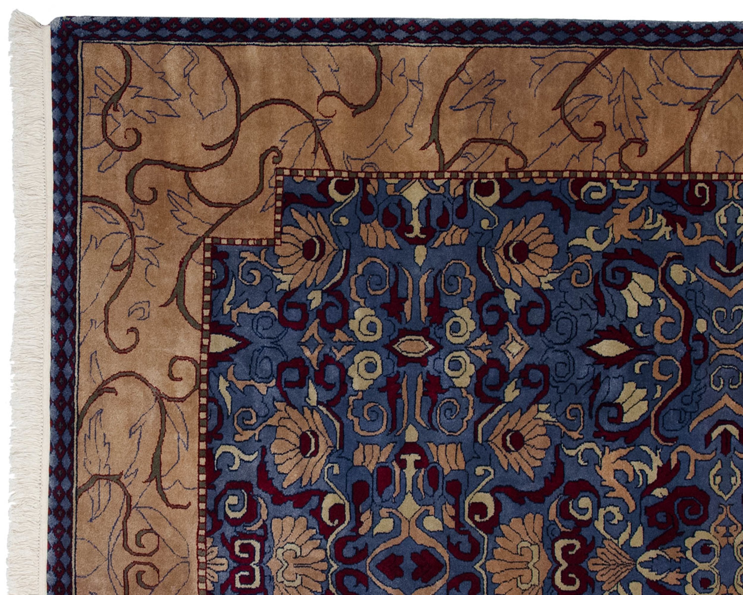 8x10 Vintage Indian Arts And Crafts Design Carpet by Old New House® - product image 5 for Resin Society