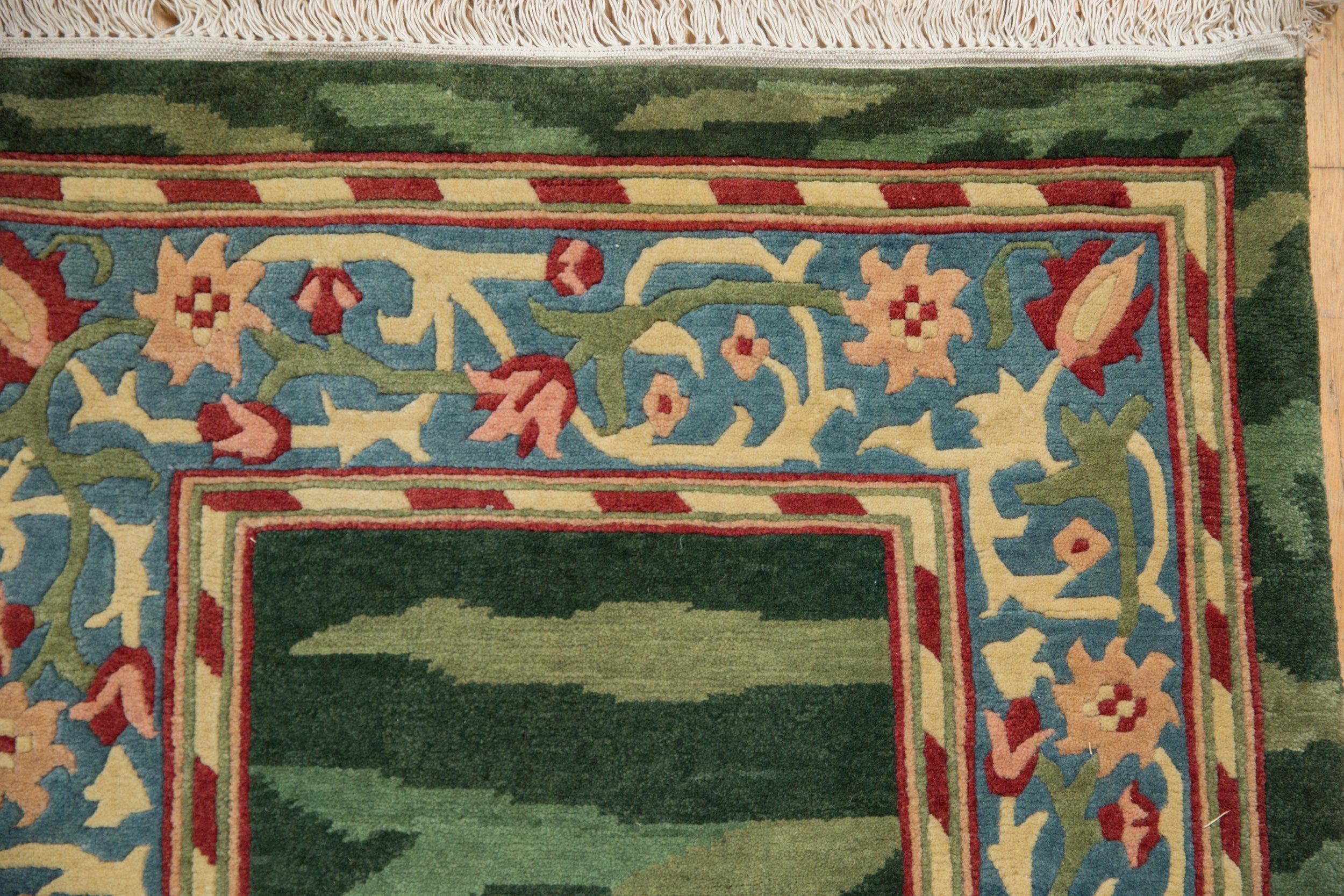 2.5x12 Vintage Indian Arts And Crafts Design Rug Runner by Old New House® - product image 3 for Resin Society
