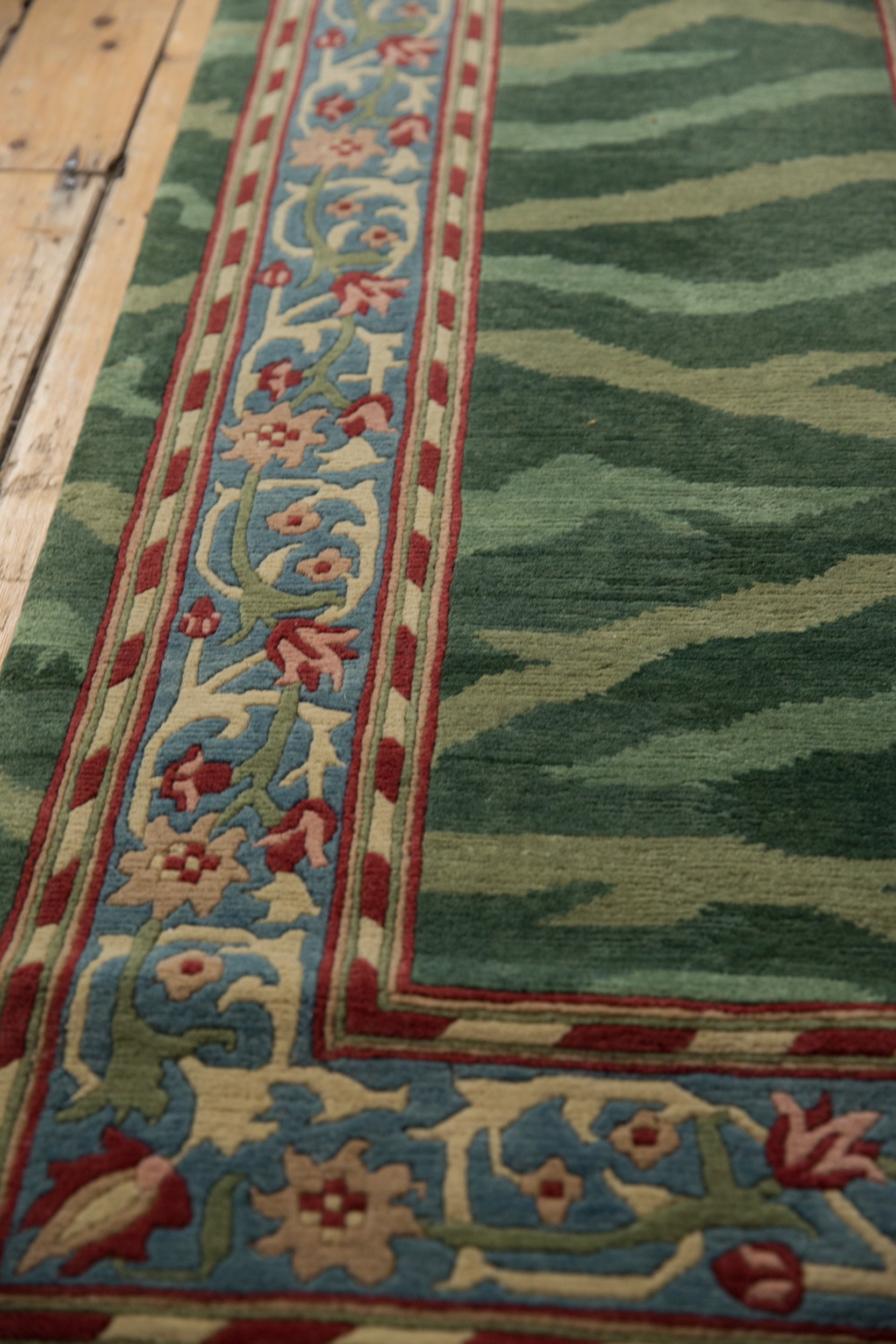 2.5x12 Vintage Indian Arts And Crafts Design Rug Runner by Old New House® - product image 8 for Resin Society