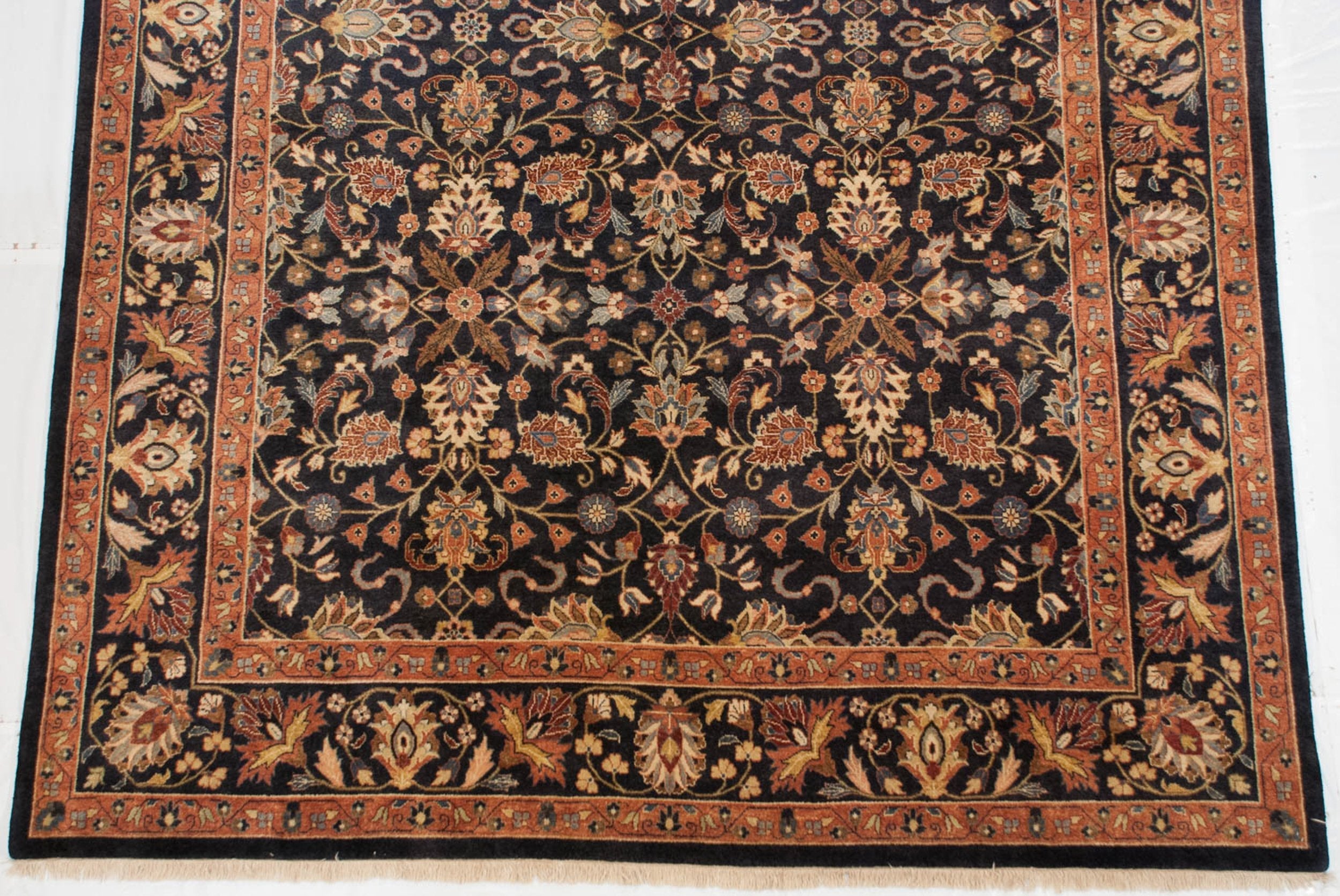 10x14 Vintage Indian Yezd Design Carpet by Old New House® - product image 5 for Resin Society