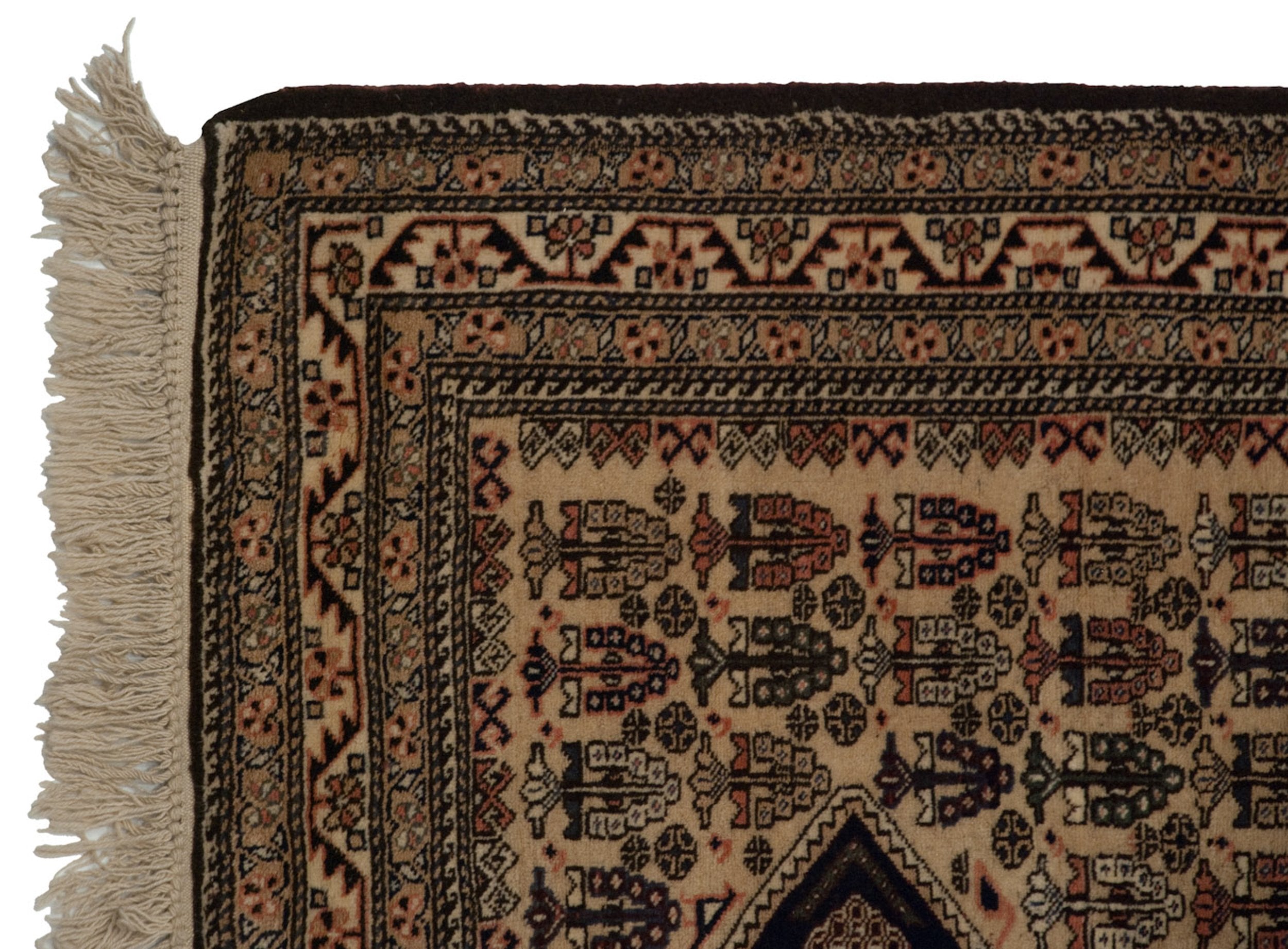 4.5x5.5 Vintage Ardebil Square Rug by Old New House® - product image 3 for Resin Society