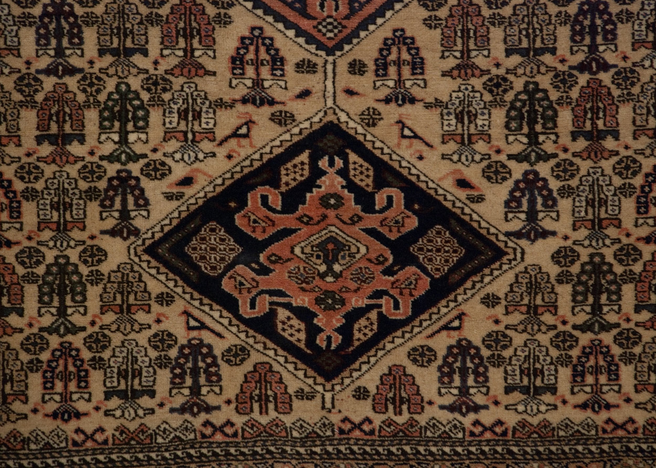 4.5x5.5 Vintage Ardebil Square Rug by Old New House® - product image 4 for Resin Society