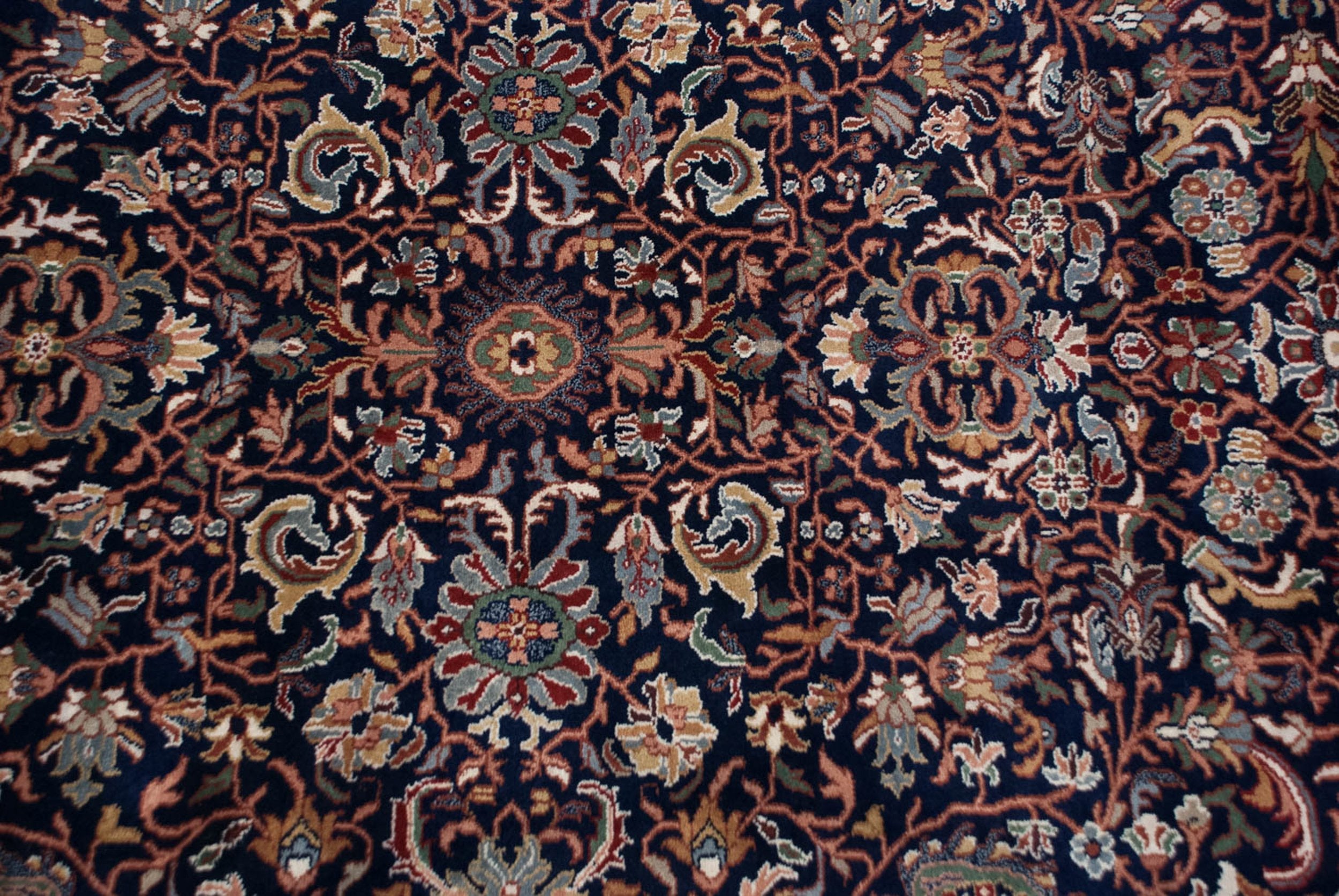 11.5x18 Vintage Indian Bijar Design Carpet by Old New House® - product image 4 for Resin Society
