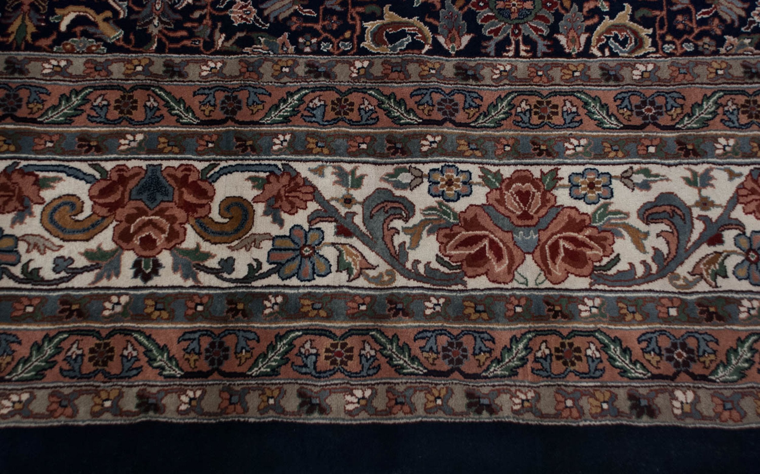11.5x18 Vintage Indian Bijar Design Carpet by Old New House® - product image 5 for Resin Society