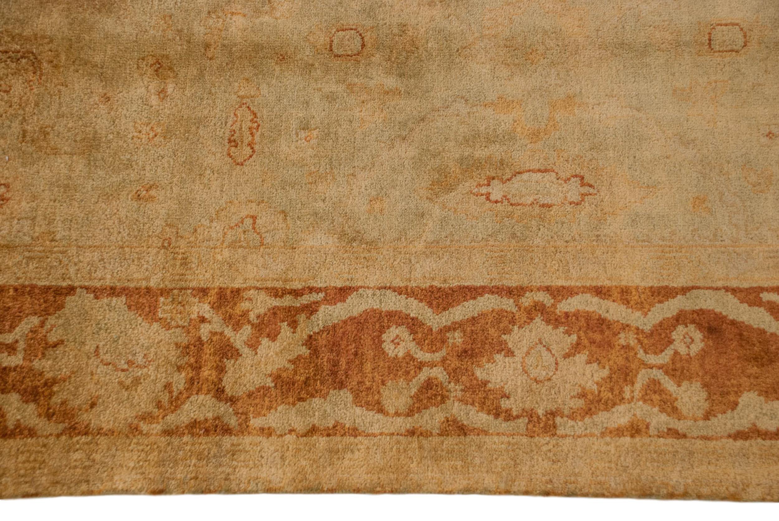 6x9 New Gold Wash Indian Oushak Design Carpet by Old New House® - product image 4 for Resin Society