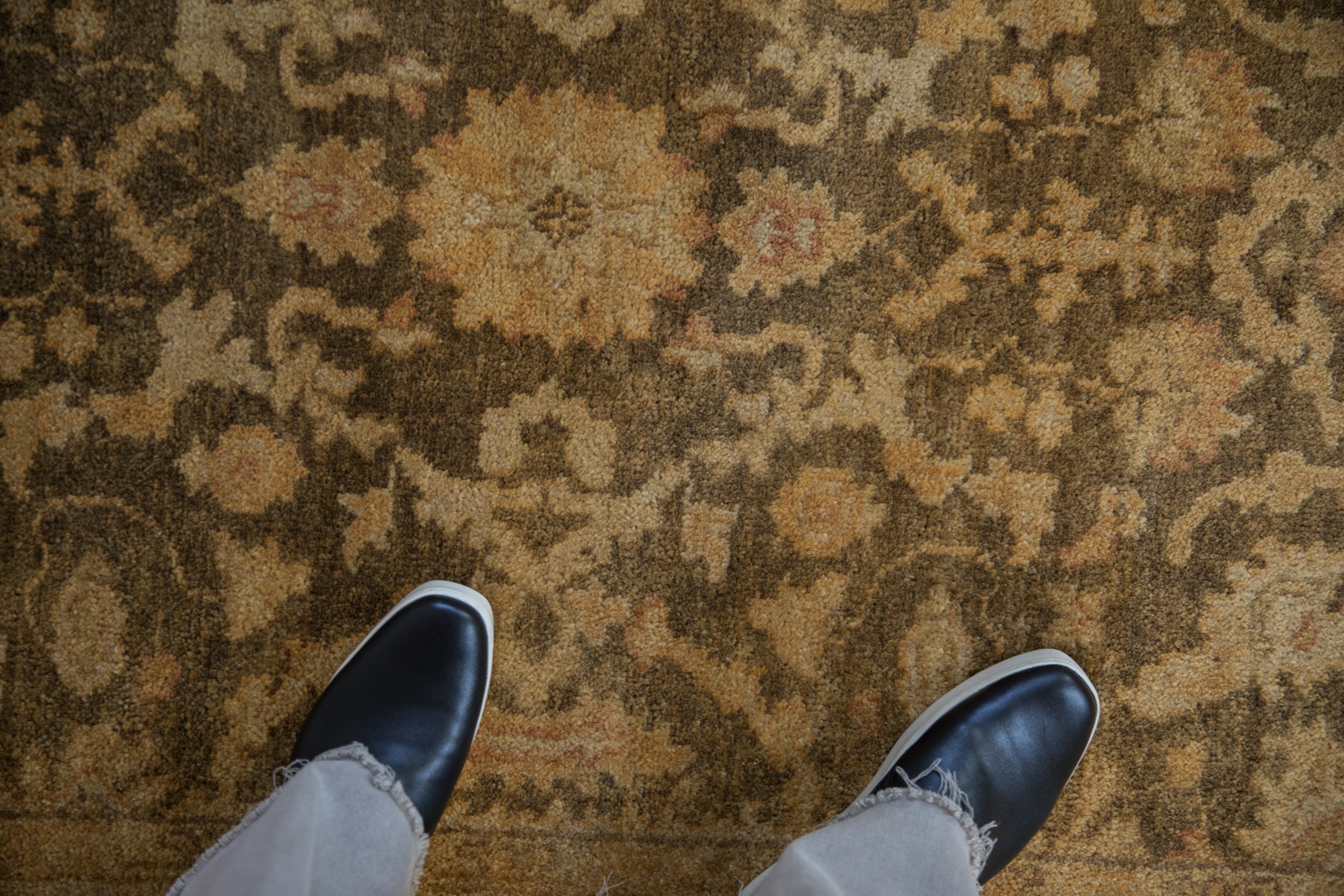 4x6 New Gold Wash Indian Oushak Design Rug by Old New House® - product image 3 for Resin Society