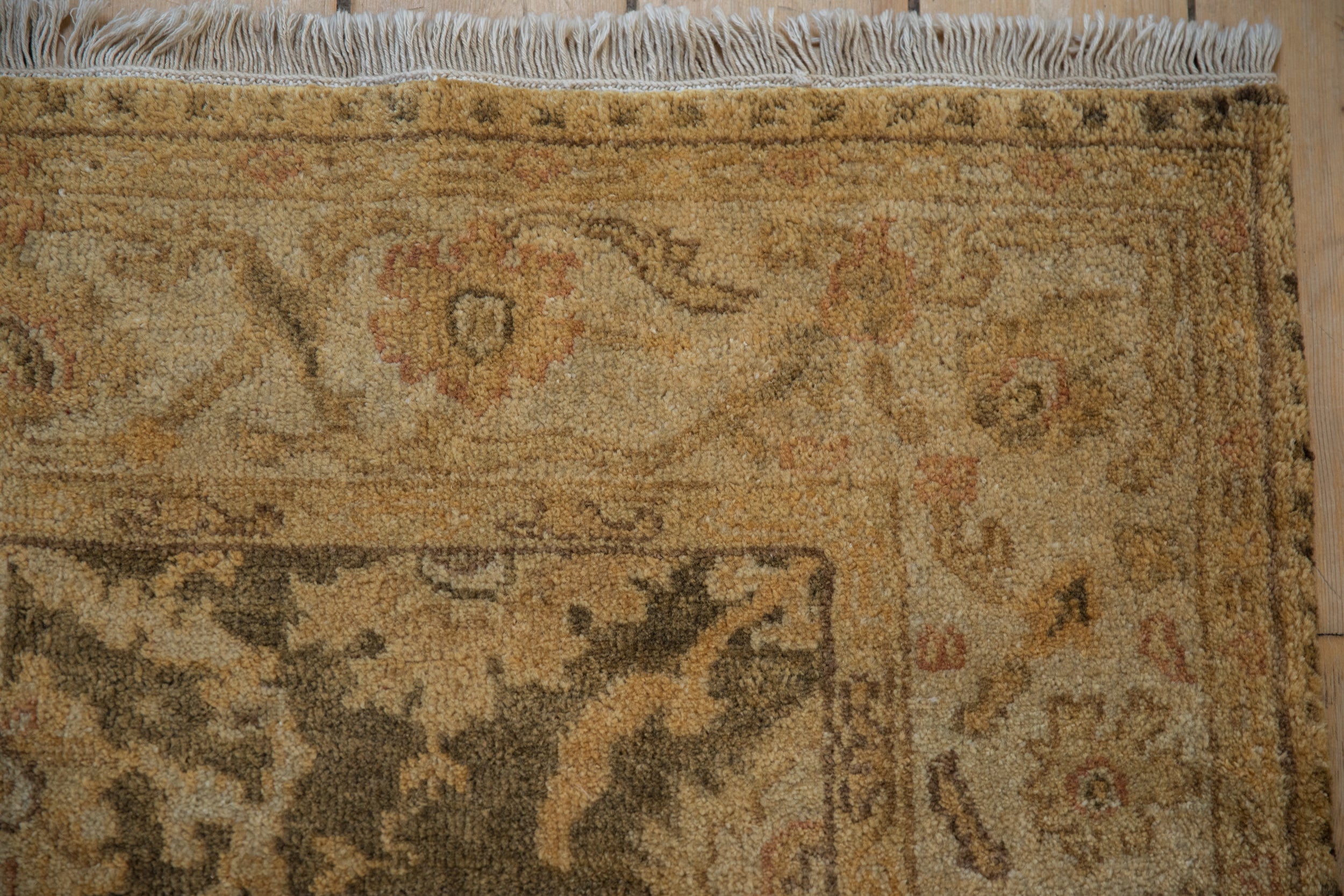 4x6 New Gold Wash Indian Oushak Design Rug by Old New House® - product image 4 for Resin Society