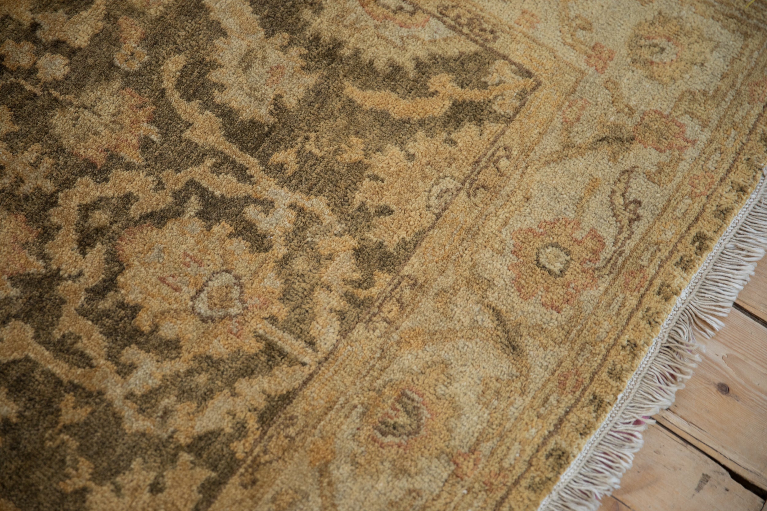 4x6 New Gold Wash Indian Oushak Design Rug by Old New House® - product image 7 for Resin Society