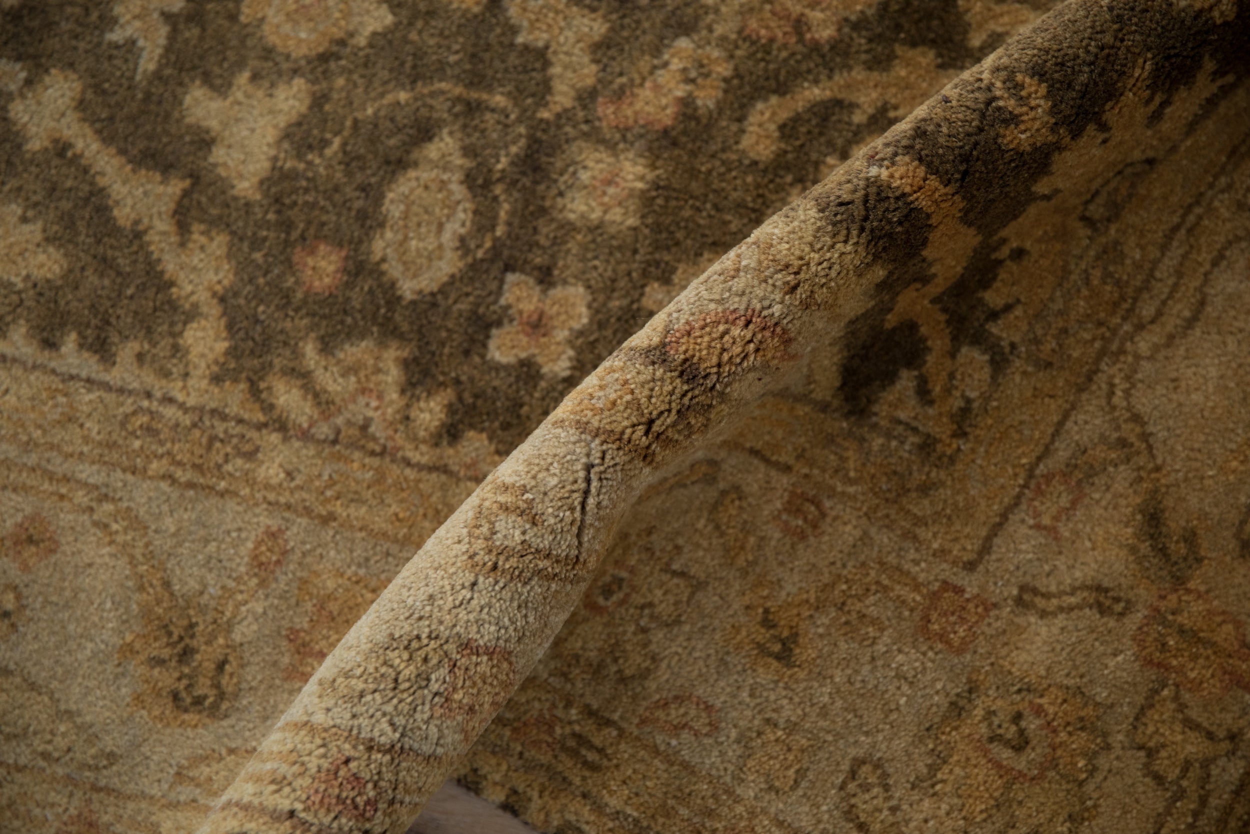 4x6 New Gold Wash Indian Oushak Design Rug by Old New House® - product image 10 for Resin Society