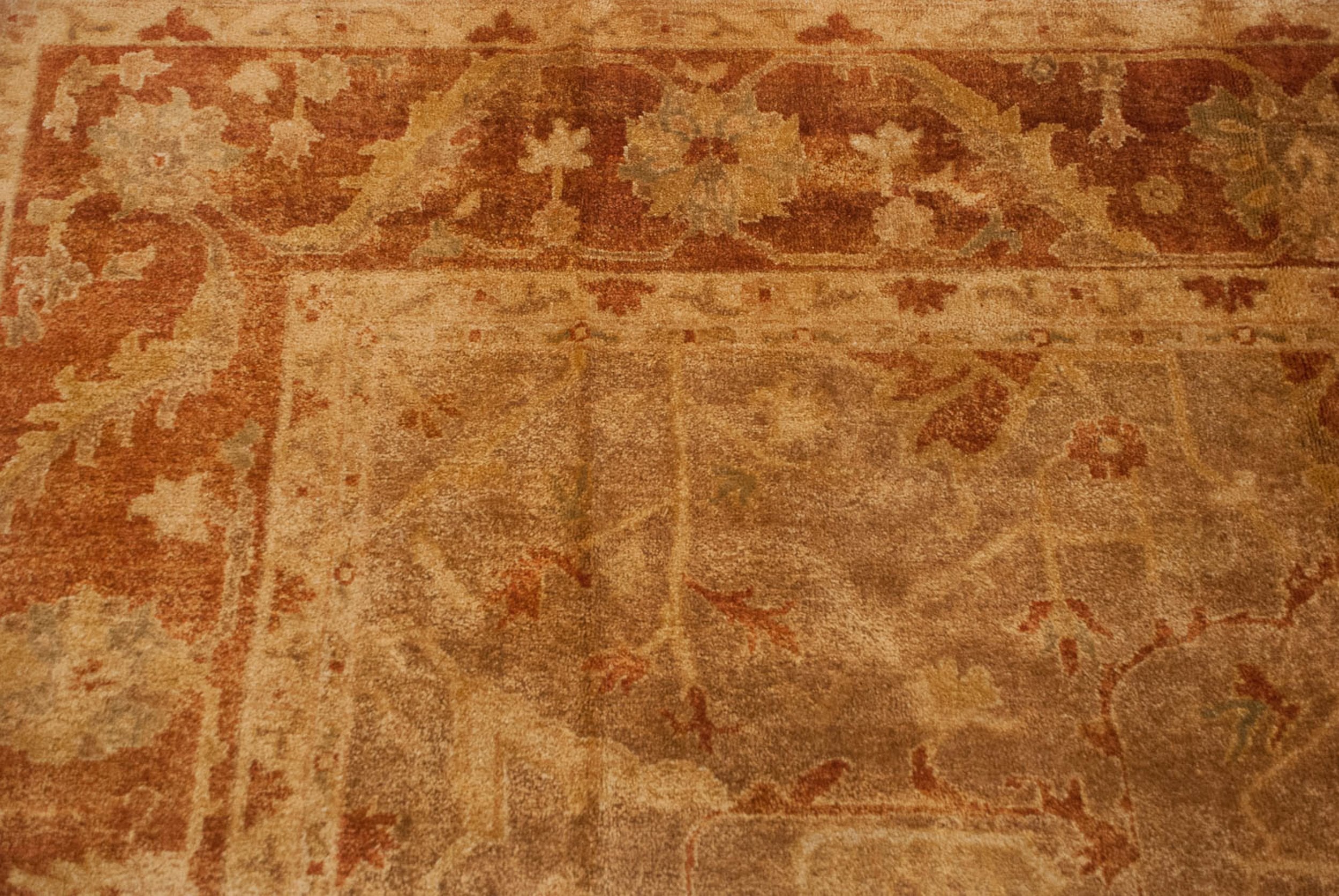 10x13.5 New Gold Wash Indian Oushak Design Carpet by Old New House® - product image 8 for Resin Society