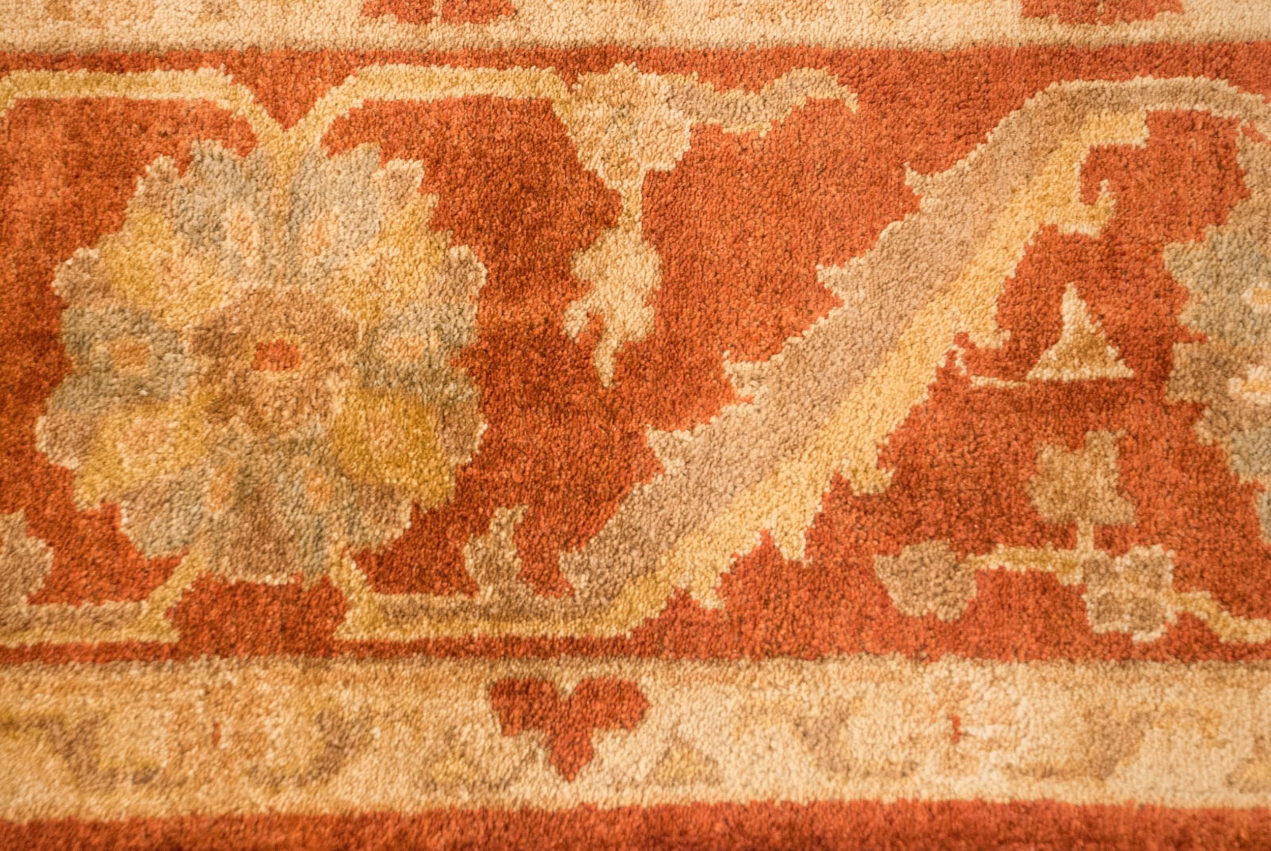 8.5x11.5 New Gold Wash Indian Oushak Design Carpet by Old New House® - product image 5 for Resin Society