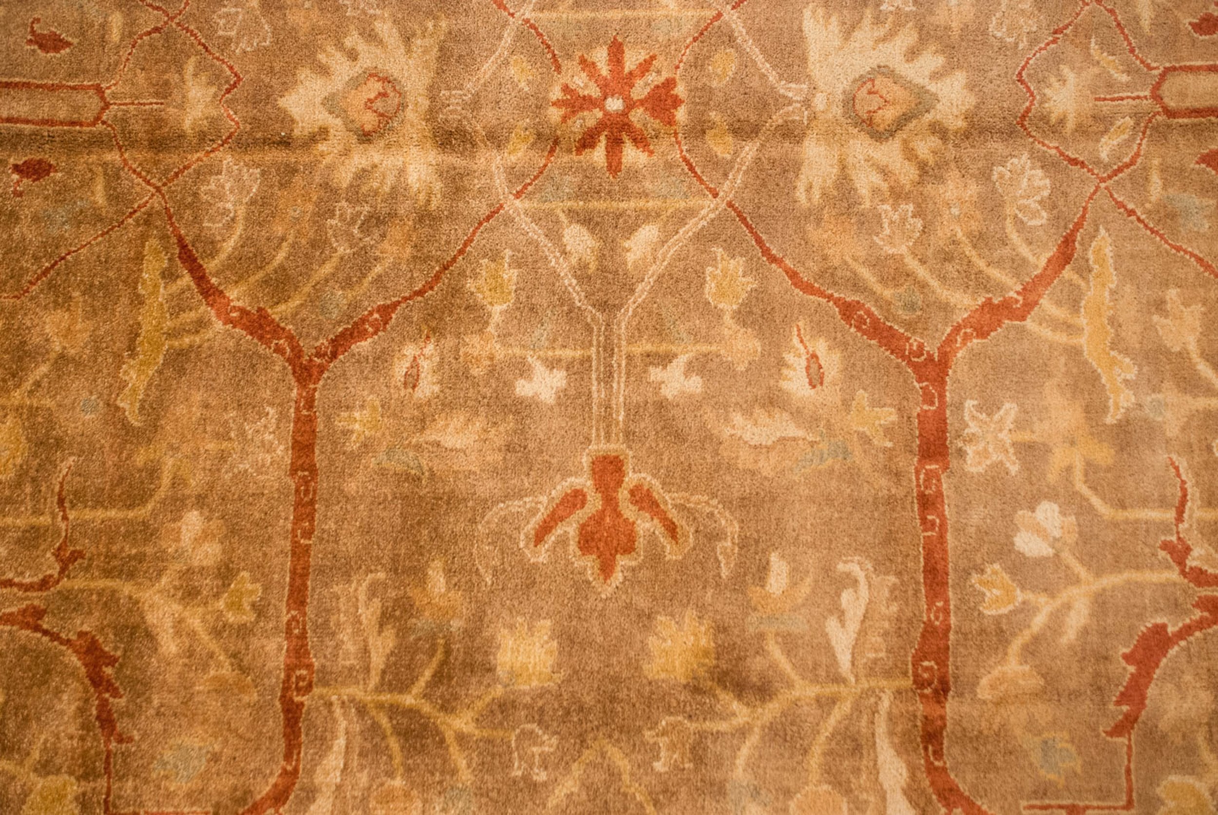 8.5x11.5 New Gold Wash Indian Oushak Design Carpet by Old New House® - product image 6 for Resin Society