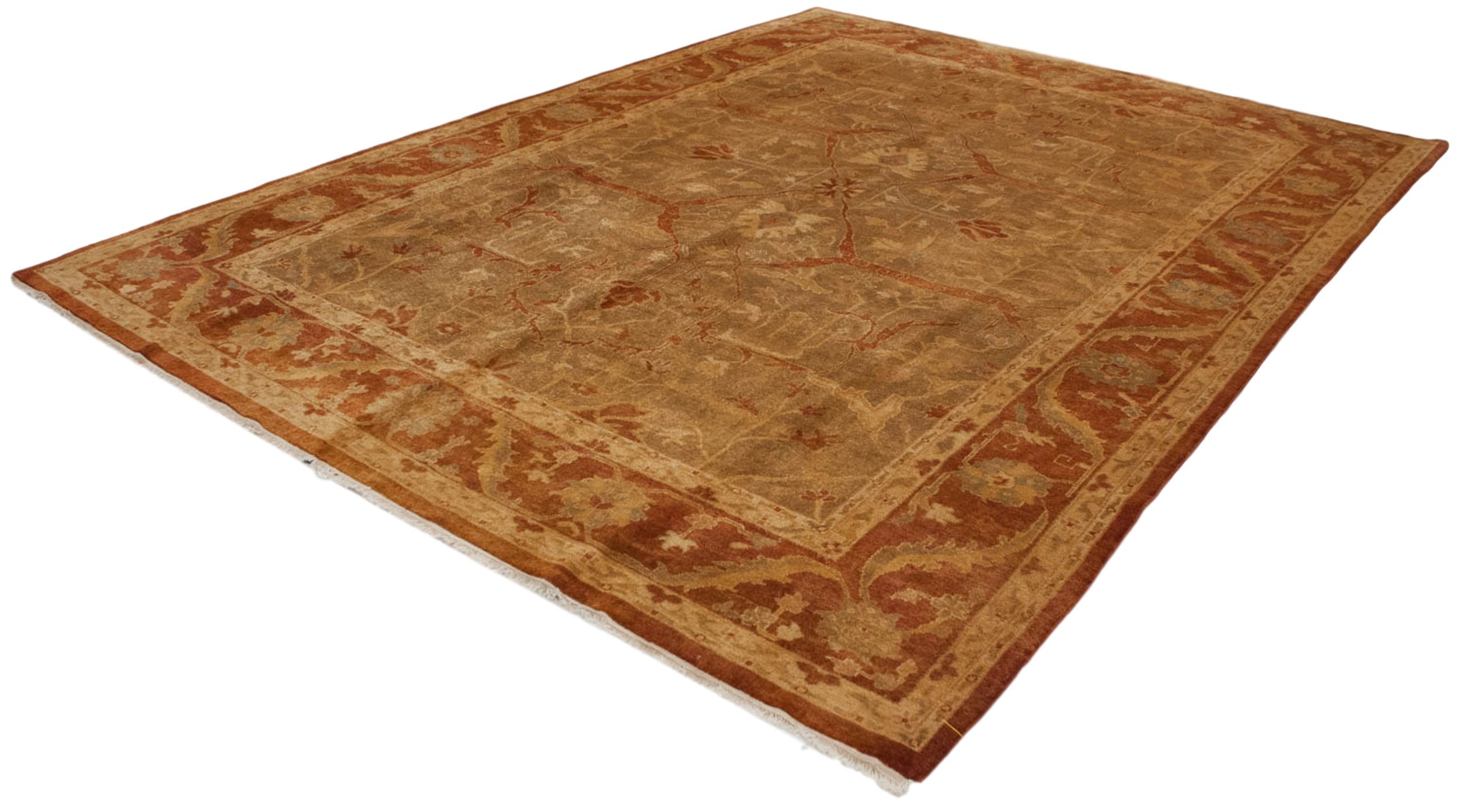 10x13.5 New Gold Wash Indian Oushak Design Carpet by Old New House® - product image 11 for Resin Society