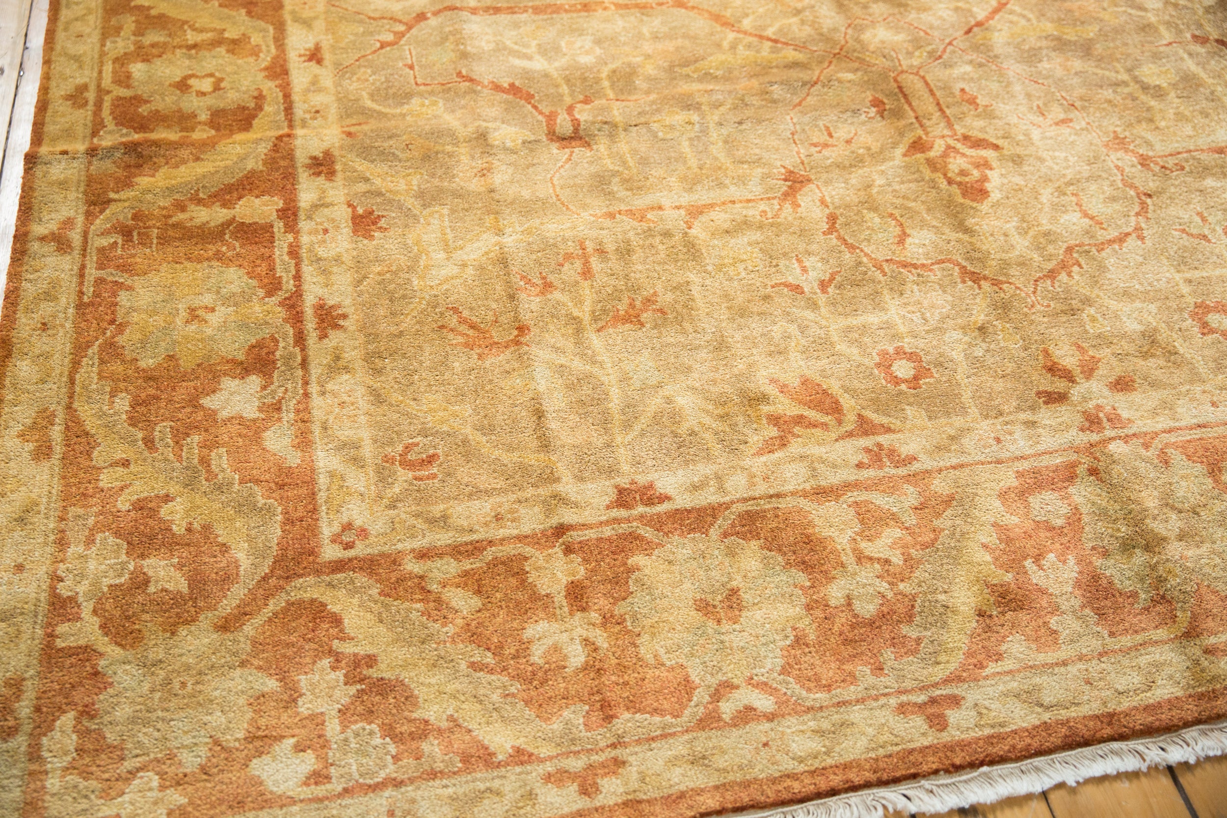 8.5x11.5 New Gold Wash Indian Oushak Design Carpet by Old New House® - product image 9 for Resin Society