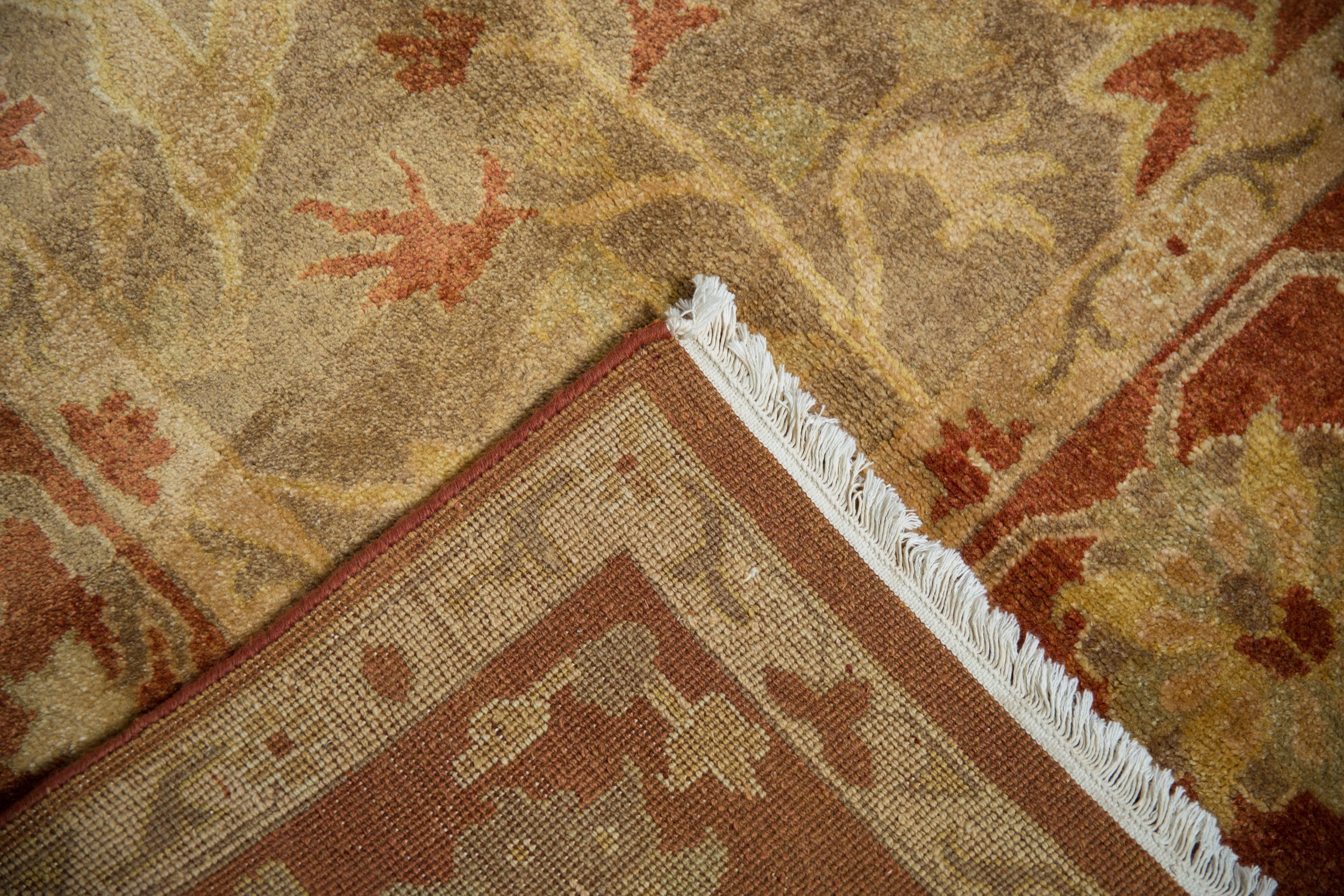 8.5x11.5 New Gold Wash Indian Oushak Design Carpet by Old New House® - product image 16 for Resin Society