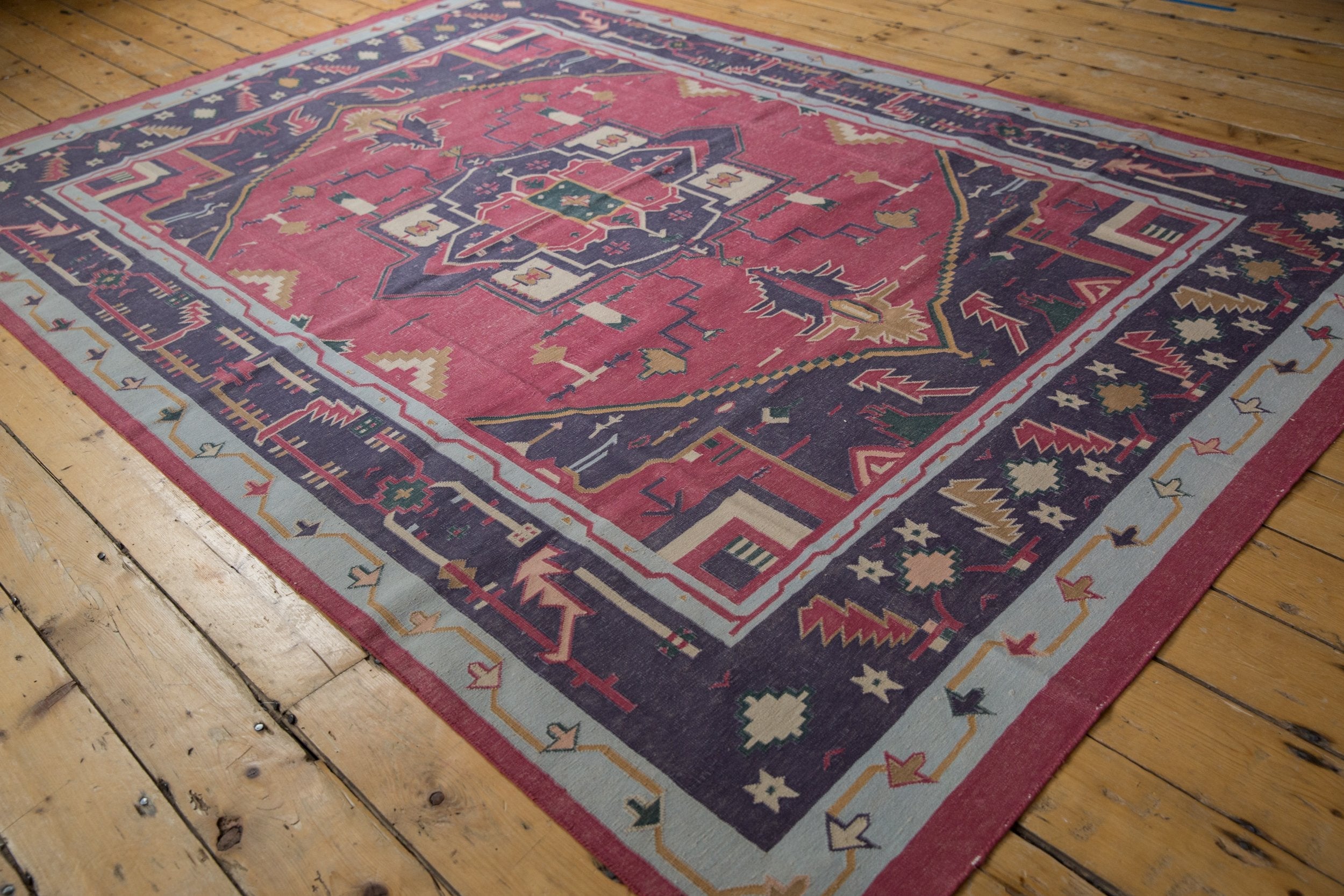 6x9 Vintage Stone Wash Dhurrie Carpet by Old New House® - product image 7 for Resin Society