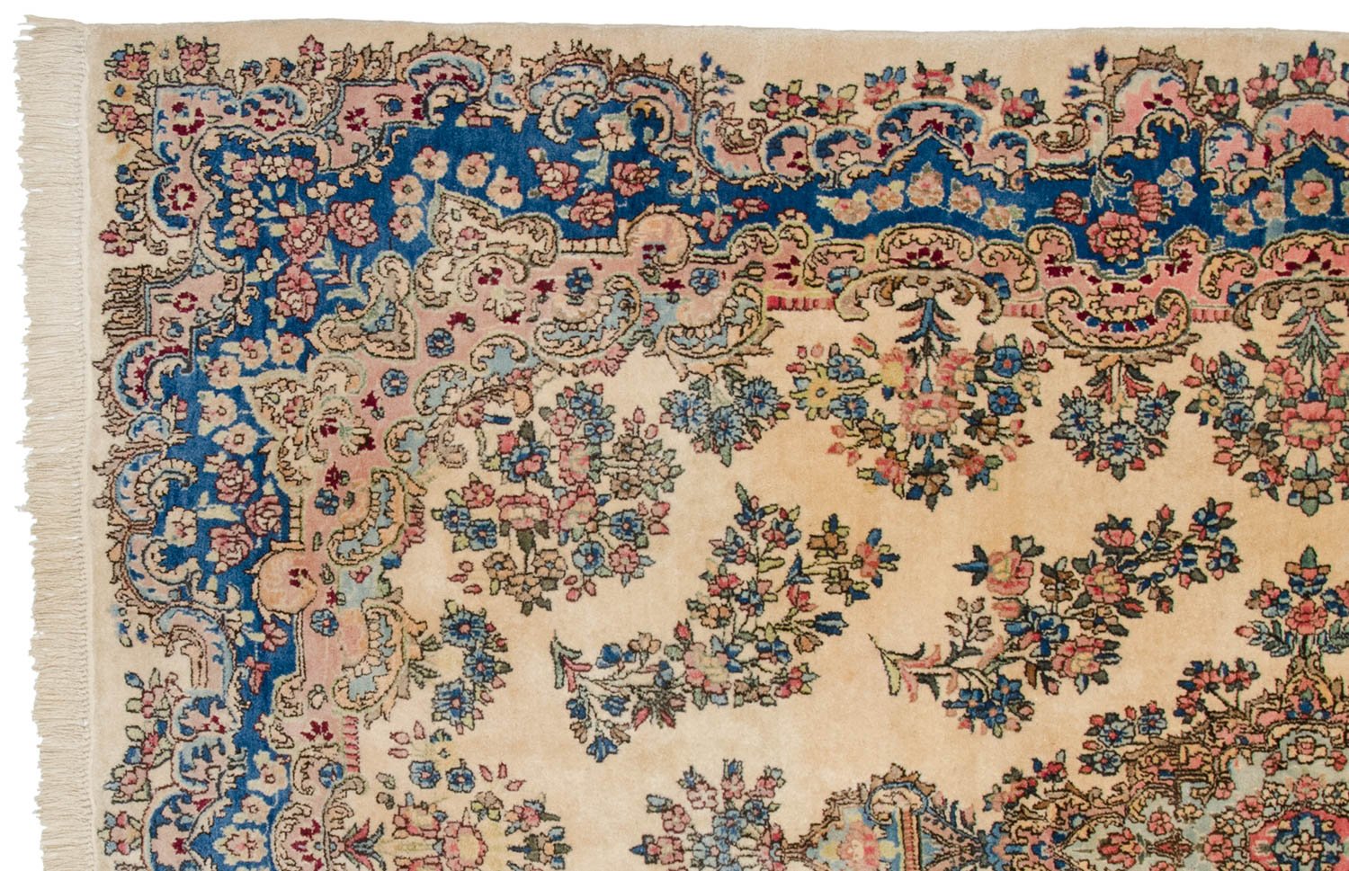 6x9 Vintage Fine Kerman Carpet by Old New House® - product image 10 for Resin Society