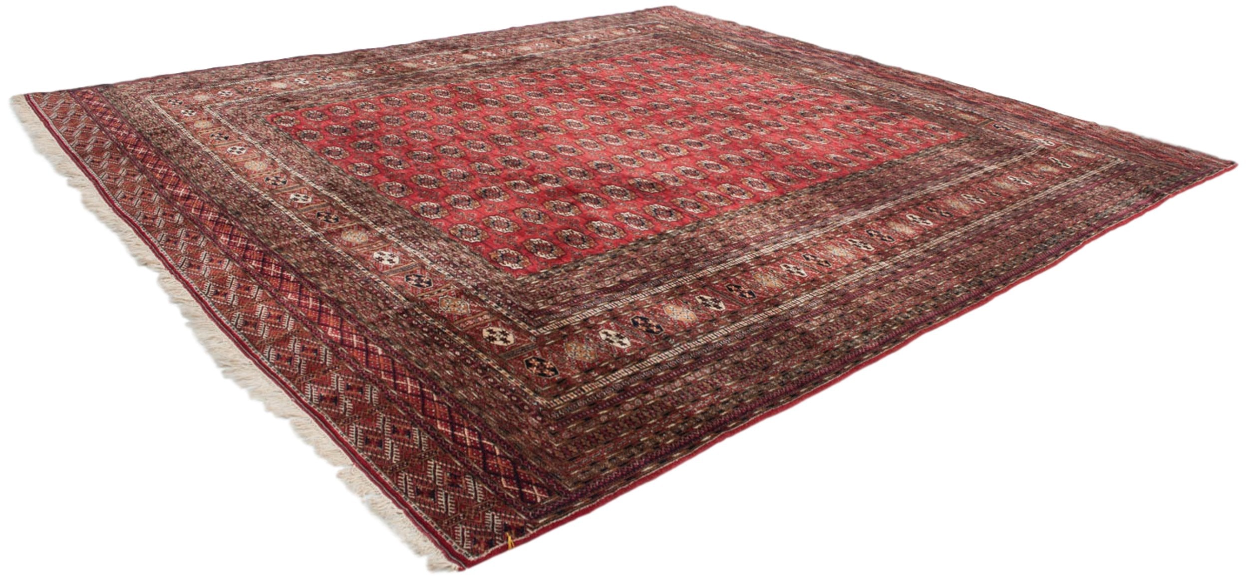 14x15.5 Vintage Fine Bokhara Square Carpet by Old New House® - product image 3 for Resin Society