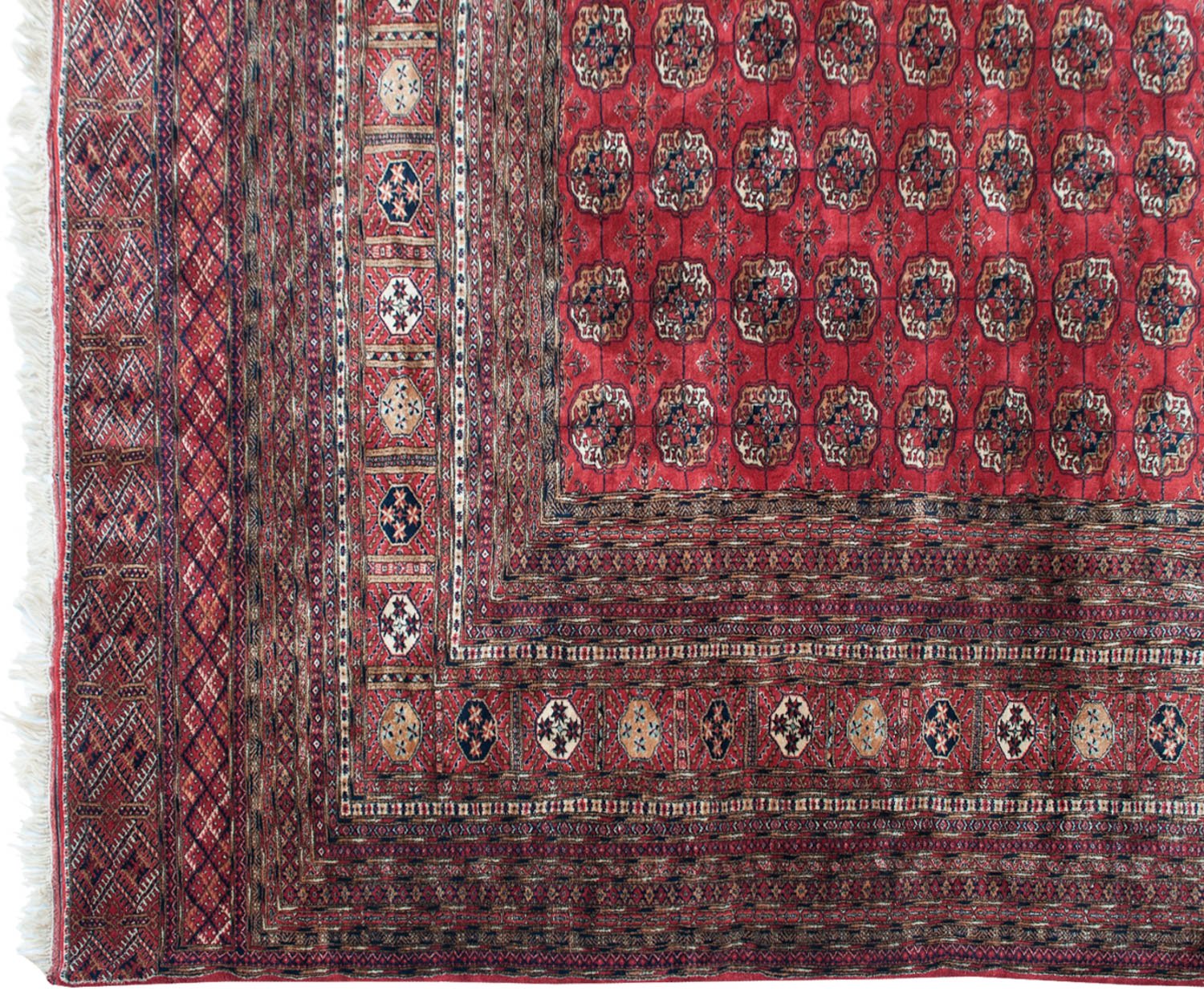 14x15.5 Vintage Fine Bokhara Square Carpet by Old New House® - product image 12 for Resin Society