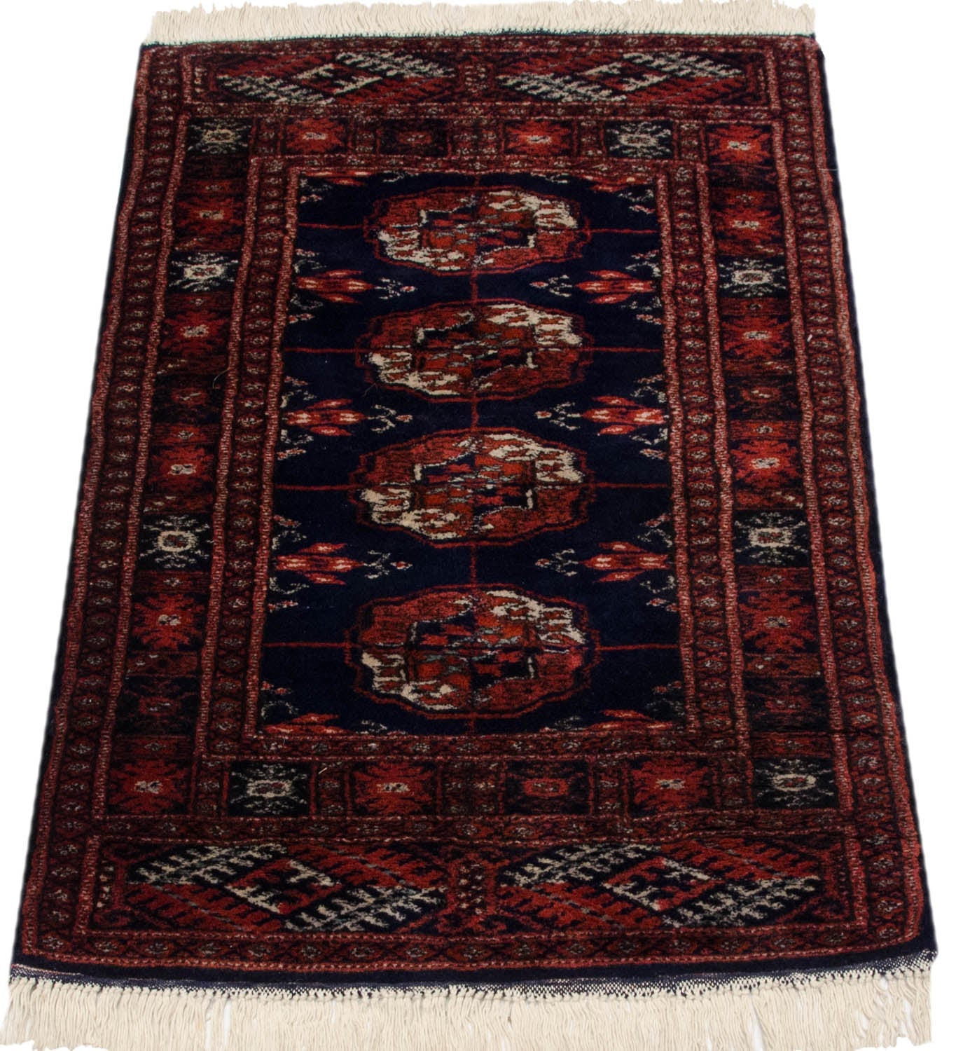 2x3 Vintage Fine Bokhara Rug Mat
