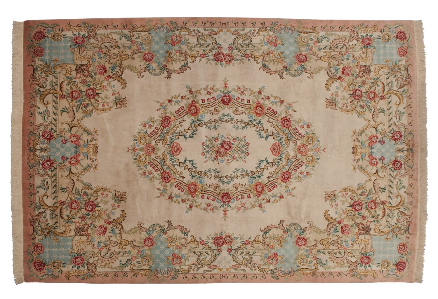 8x11.5 Vintage Bulgarian Aubusson Design Carpet by Old New House® - product image 3 for Resin Society