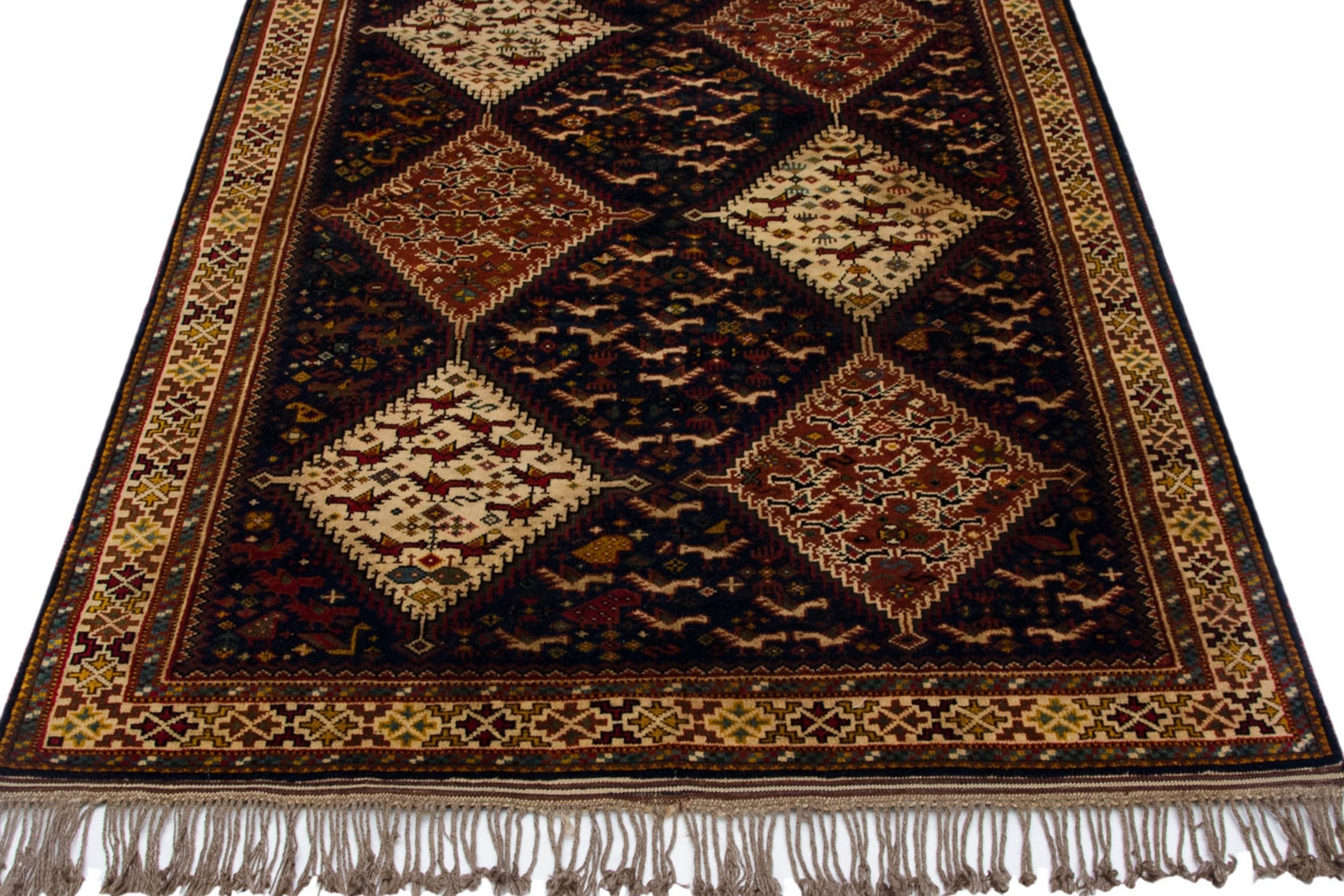 4x6 Vintage Indian Shiraz Design Rug by Old New House® - product image 2 for Resin Society