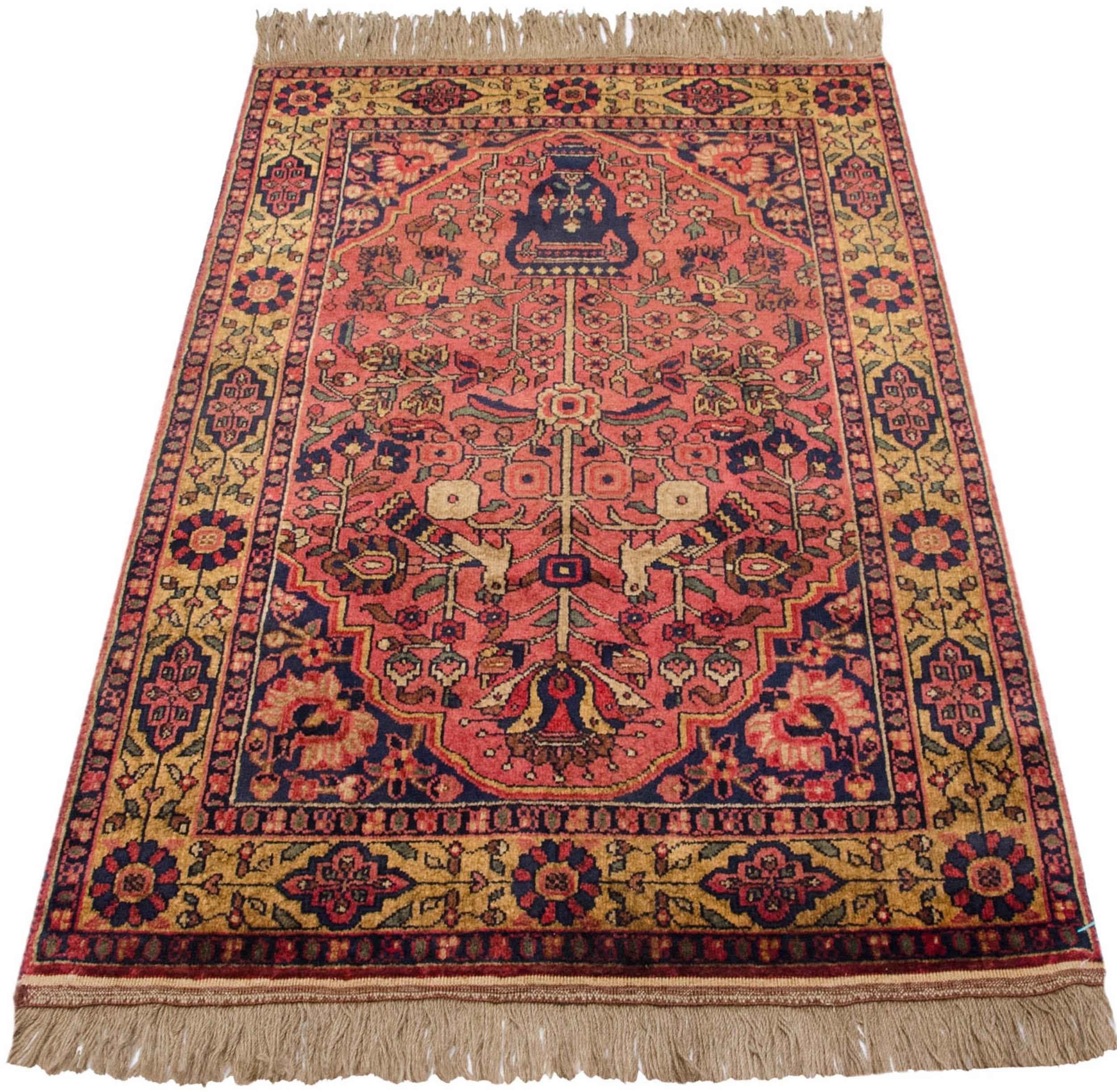 3x5 Vintage Indian Bakhtiari Design Rug by Old New House® - product image 5 for Resin Society